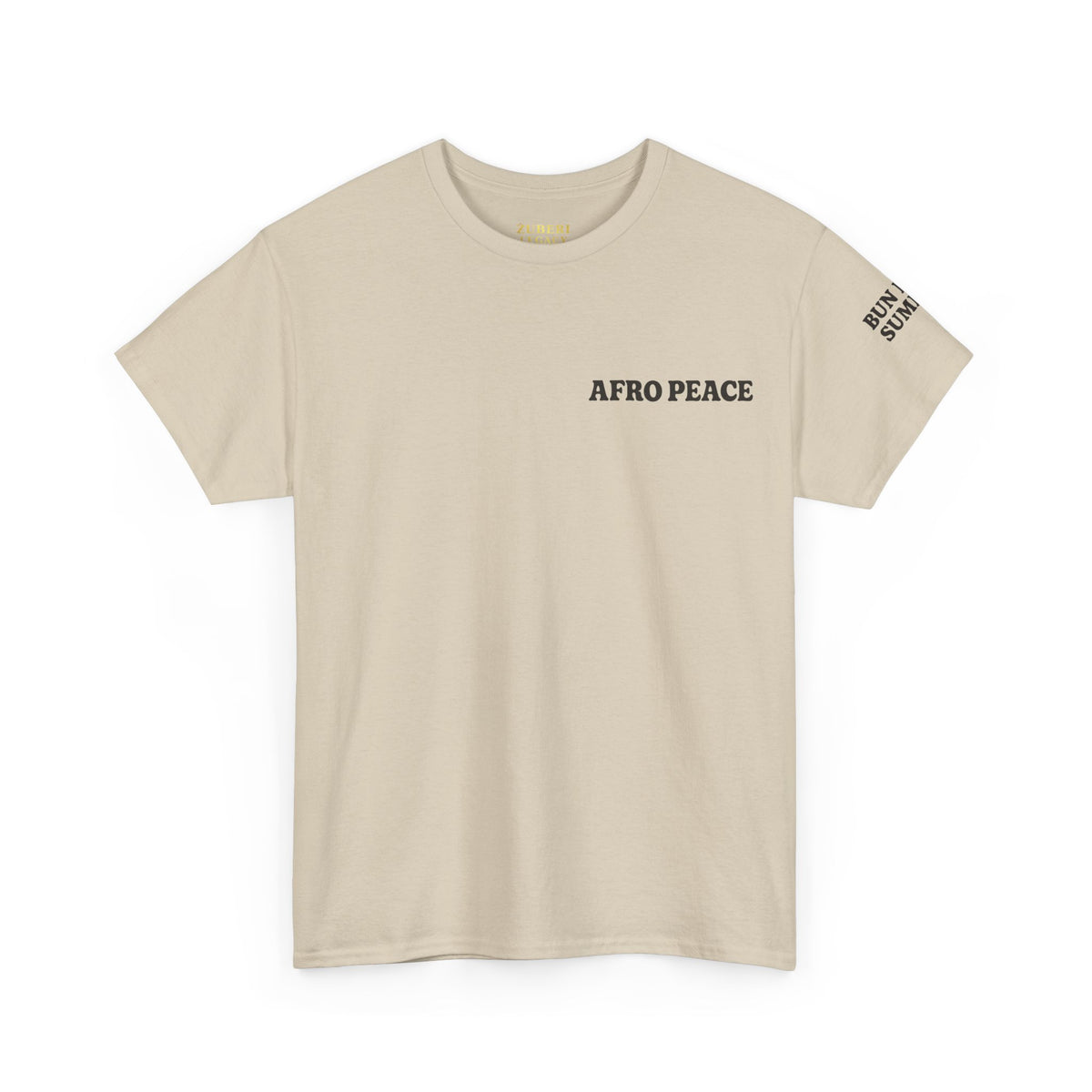 Bun Dem Summer Afro Peace Unisex Tee, Empire Edition Afrocentric Cotton T-Shirt, Peace Sign Shirt, Black History Month Apparel, Gift for Activists, Cultural Pride Wear
