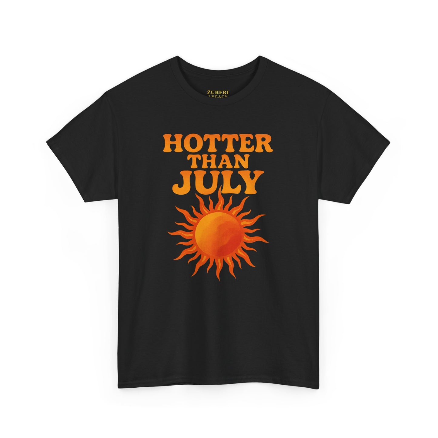 Bun Dem Summer Hotter Than July Unisex Cotton Tee | Summer Empire Edition, Sun Lovers, Casual Wear, Gift for Friends, Trendy Apparel