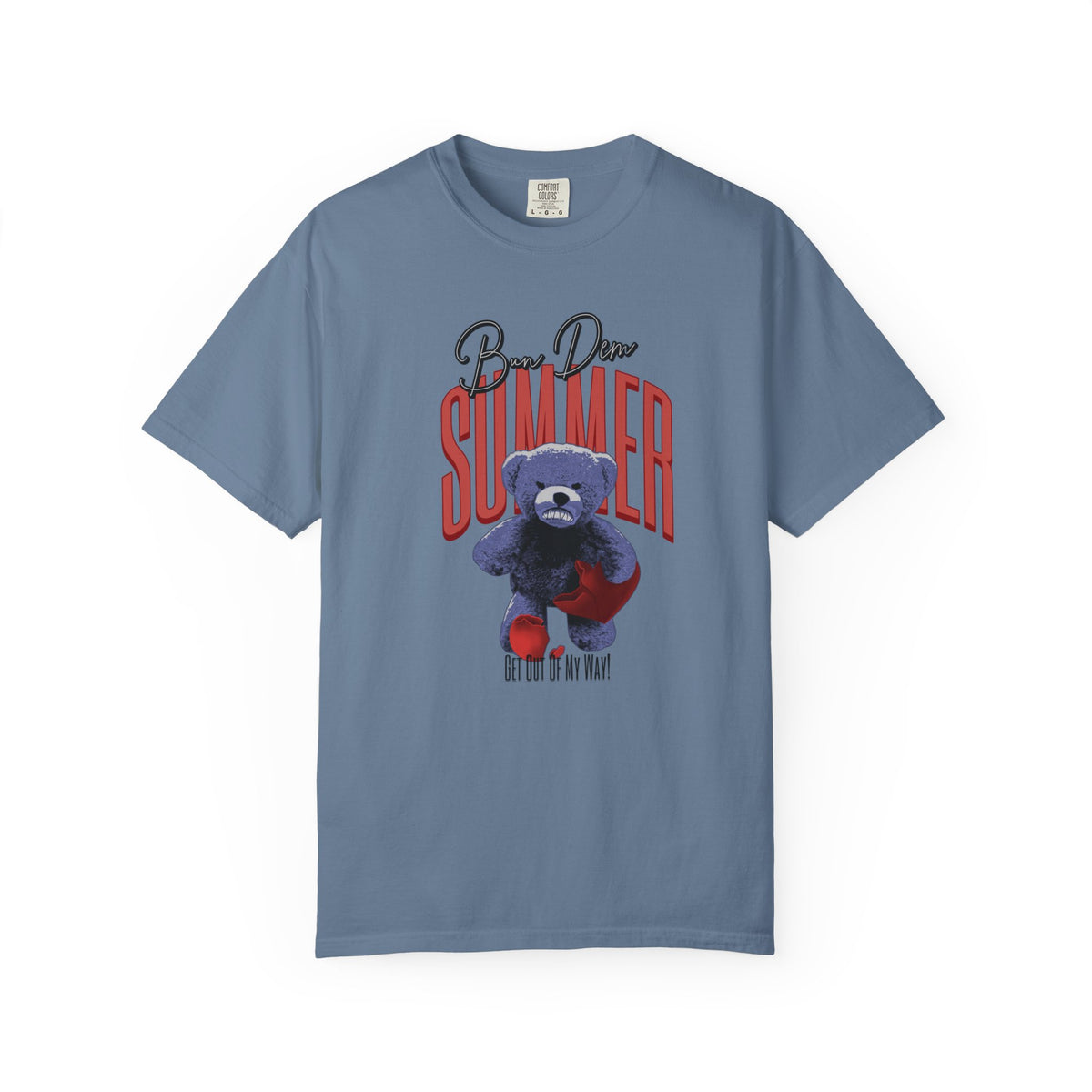 Bun Dem Summer Bear Graphic T-Shirt, Unisex Summer Tee Empire Edition, Get Out Of My Way T-Shirt, Gift for Summer Lovers, Casual Outfit Top