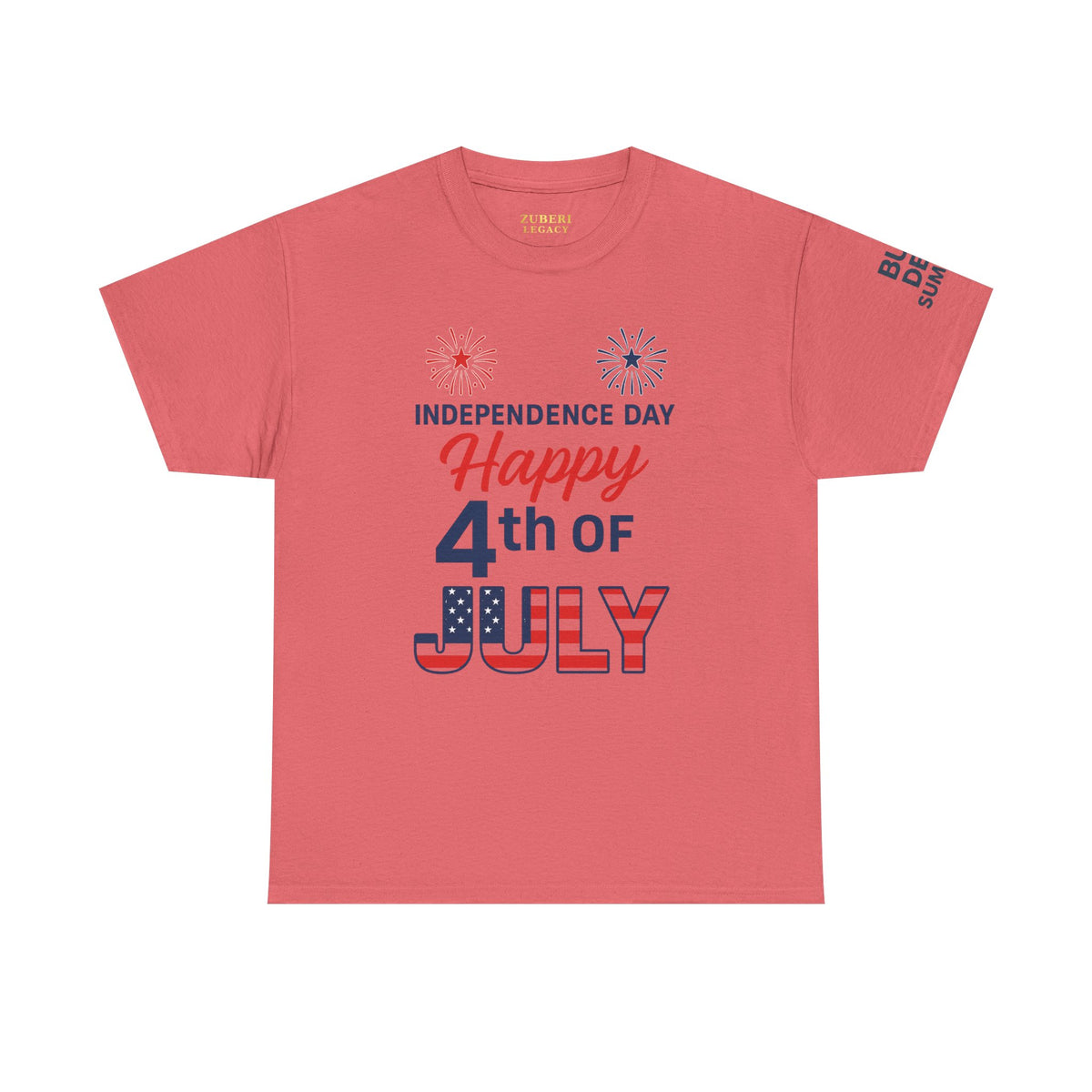 Bun Dem Summer Happy 4th July Unisex Heavy Cotton Tee Empire Edition Celebration Excitement