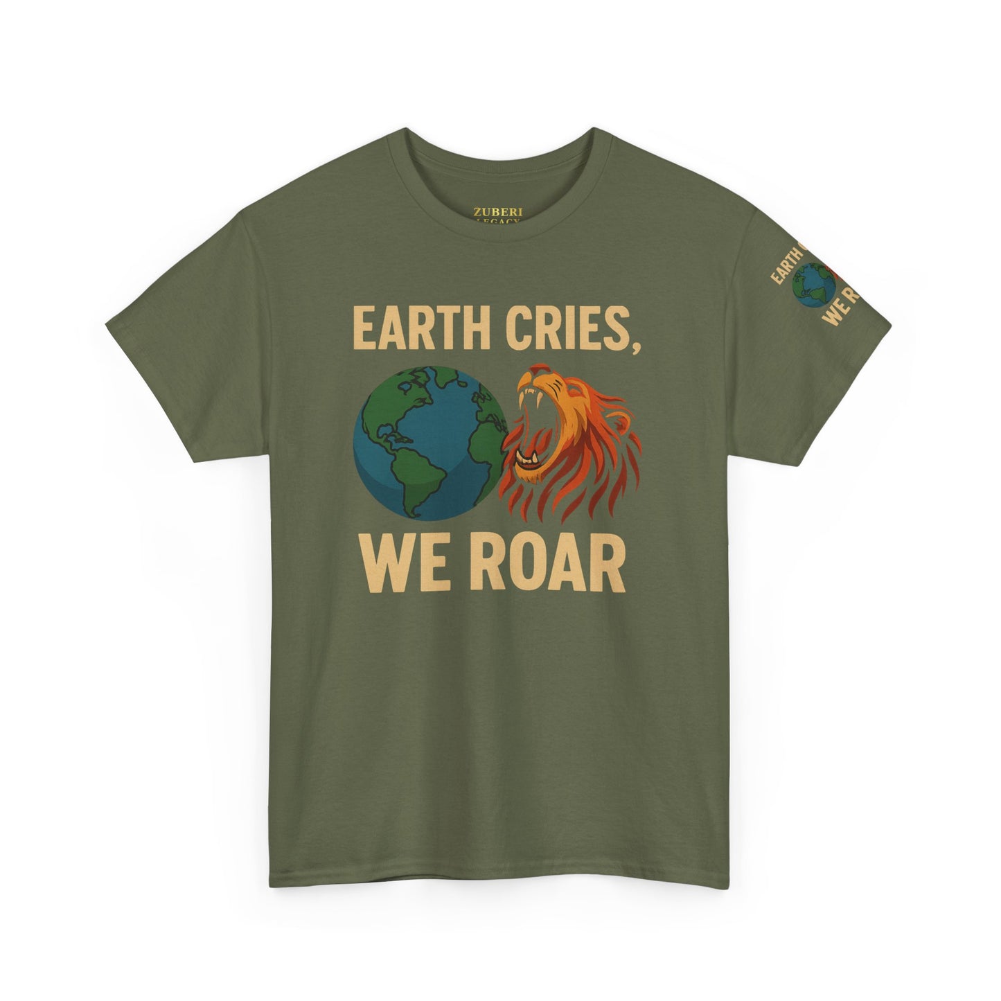 Bun Dem Summer Earth Cries We Roar Empire Edition Earth Awareness Unisex Cotton Tee, Eco-Friendly T-Shirt , Wildlife Conservation Shirt, Gift for Nature Lovers, Sustainable Fashion