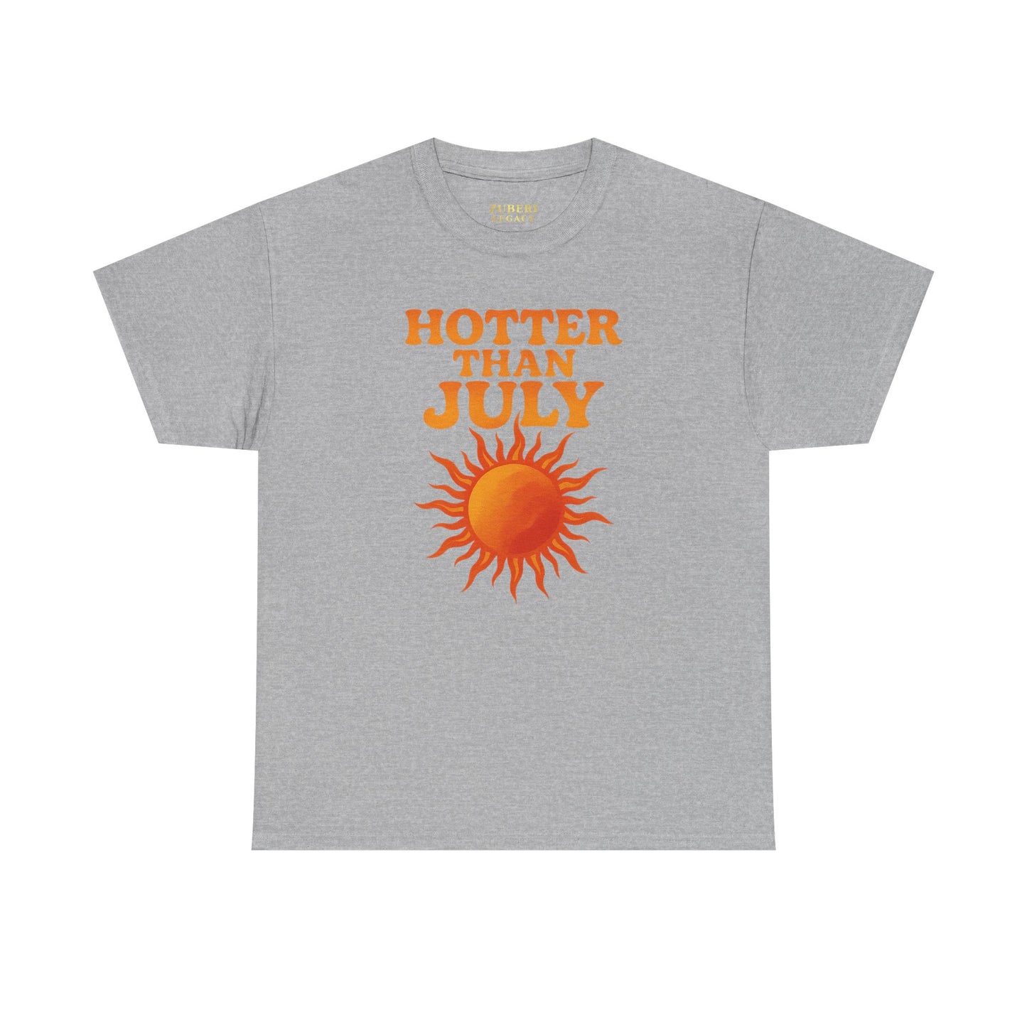 Bun Dem Summer Hotter Than July Unisex Cotton Tee | Summer Empire Edition, Sun Lovers, Casual Wear, Gift for Friends, Trendy Apparel