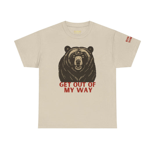 Bun Dem Summer Wild Spirit Graphic Tee, Get Out of My Way Shirt Empire Edition, Unisex Cotton Top, Bear Print T-shirt, Summer Vibes Fashion