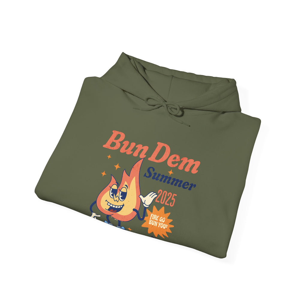 Bun Dem Summer 2026 Feel The Burn Graphic Hoodie,