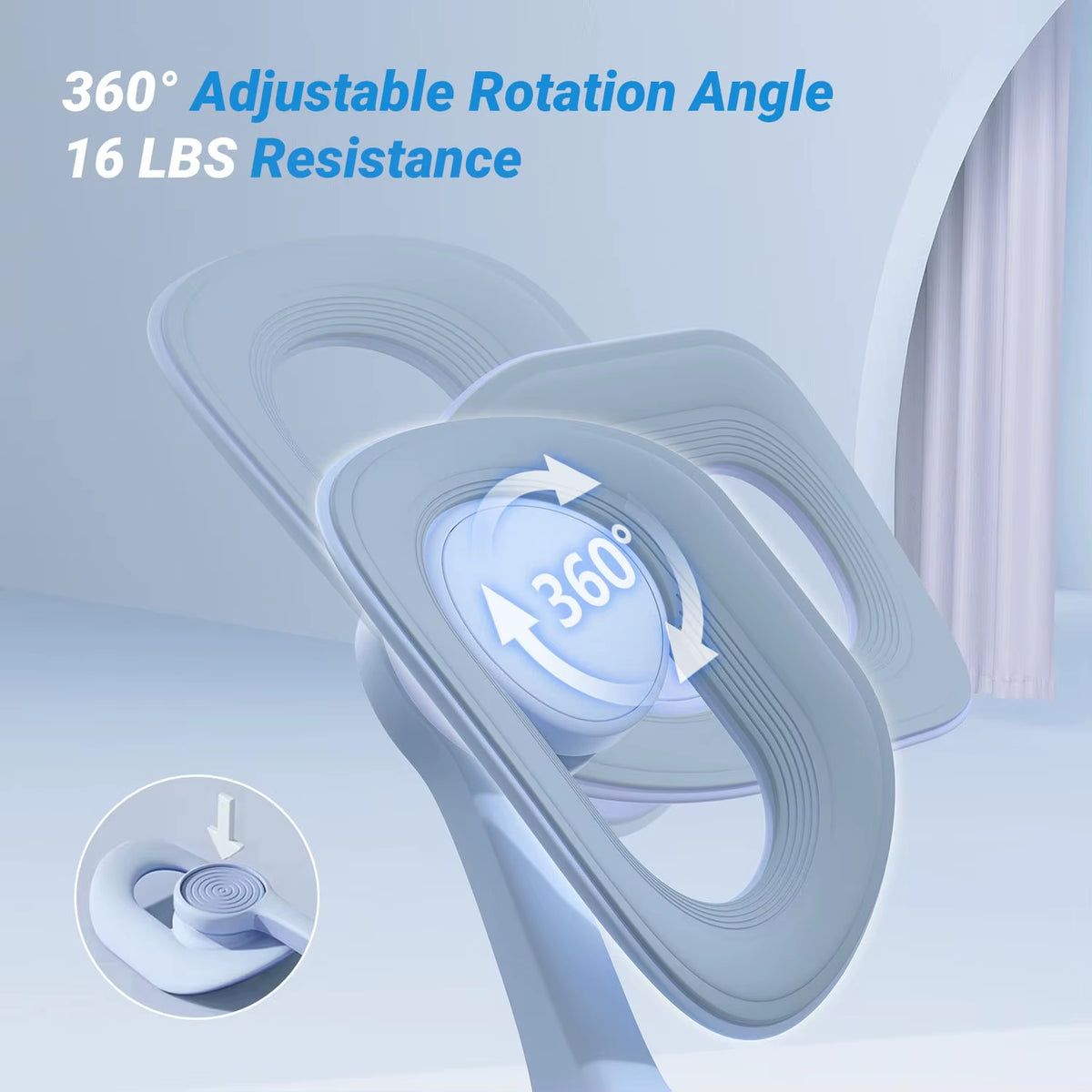 Thigh Trainer Pelvic Floor Muscle Trainer/Inner Thigh Exercise Workout Equipment Pilates Pelvic Floor Strengthen Device