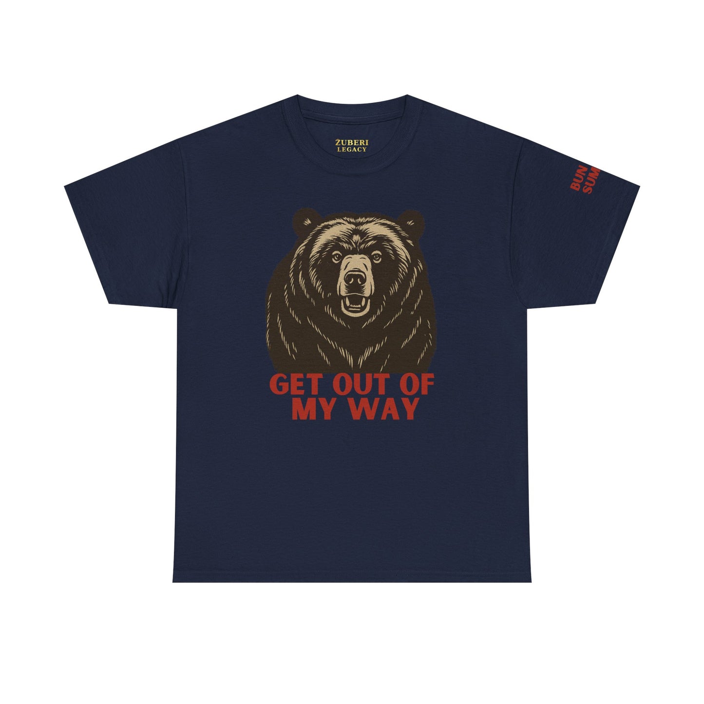 Bun Dem Summer Wild Spirit Graphic Tee, Get Out of My Way Shirt Empire Edition, Unisex Cotton Top, Bear Print T-shirt, Summer Vibes Fashion