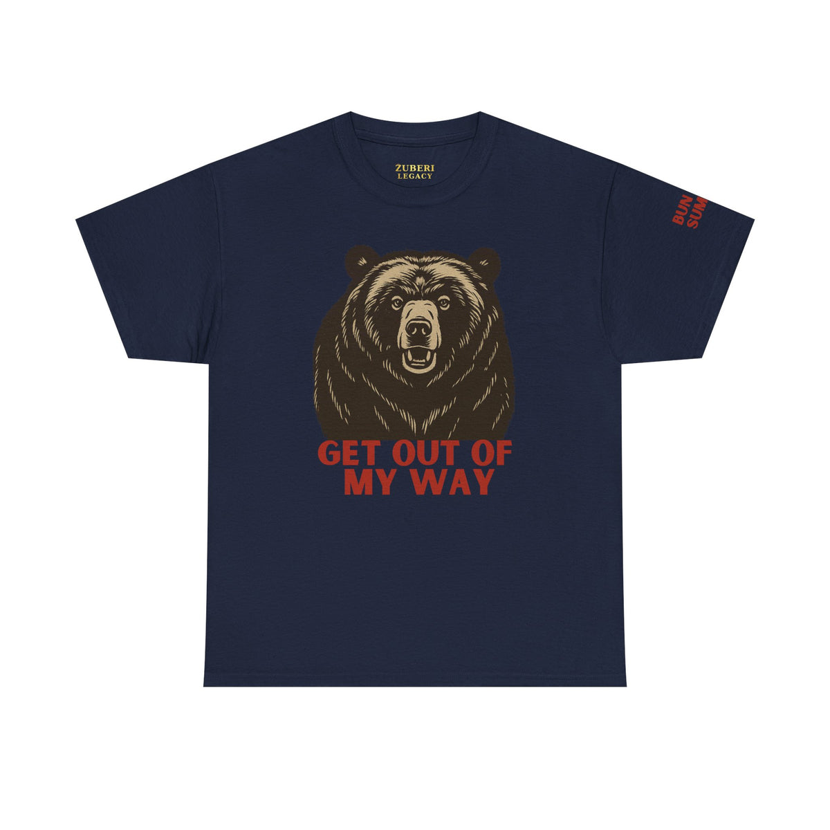 Bun Dem Summer Wild Spirit Graphic Tee, Get Out of My Way Shirt Empire Edition, Unisex Cotton Top, Bear Print T-shirt, Summer Vibes Fashion