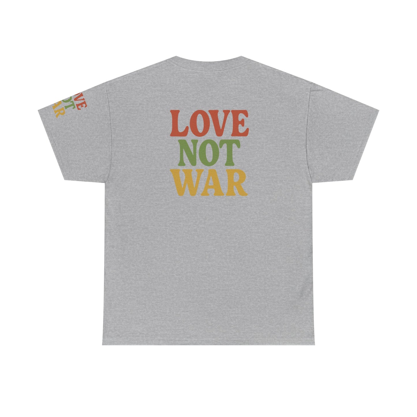 'Bun Dem Summer' Unisex Heavy Cotton Tee with and 'Love Not War' Design – Casual Summer Shirt, Gifts for Music Lovers, Festival Wear, [...]