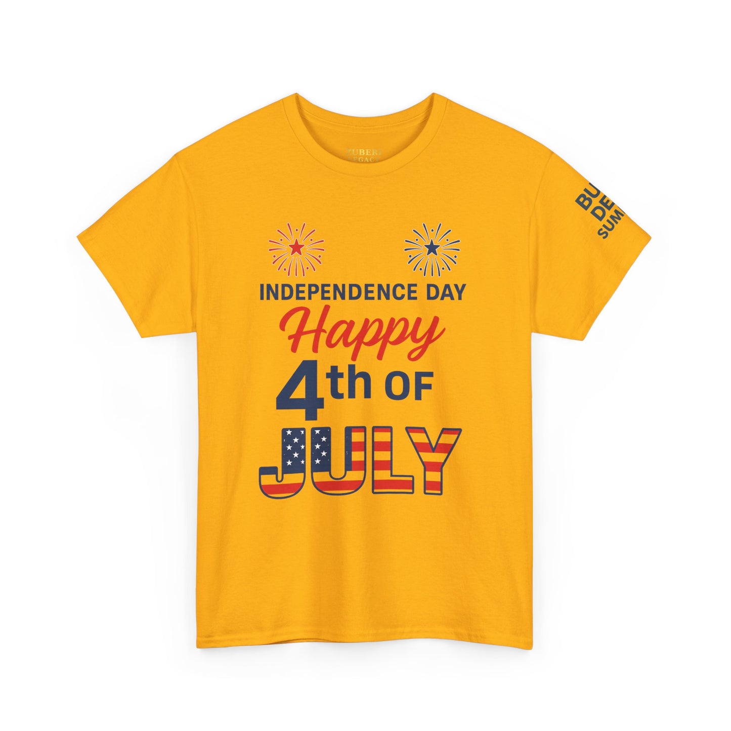 Bun Dem Summer Happy 4th July Unisex Heavy Cotton Tee Empire Edition Celebration Excitement