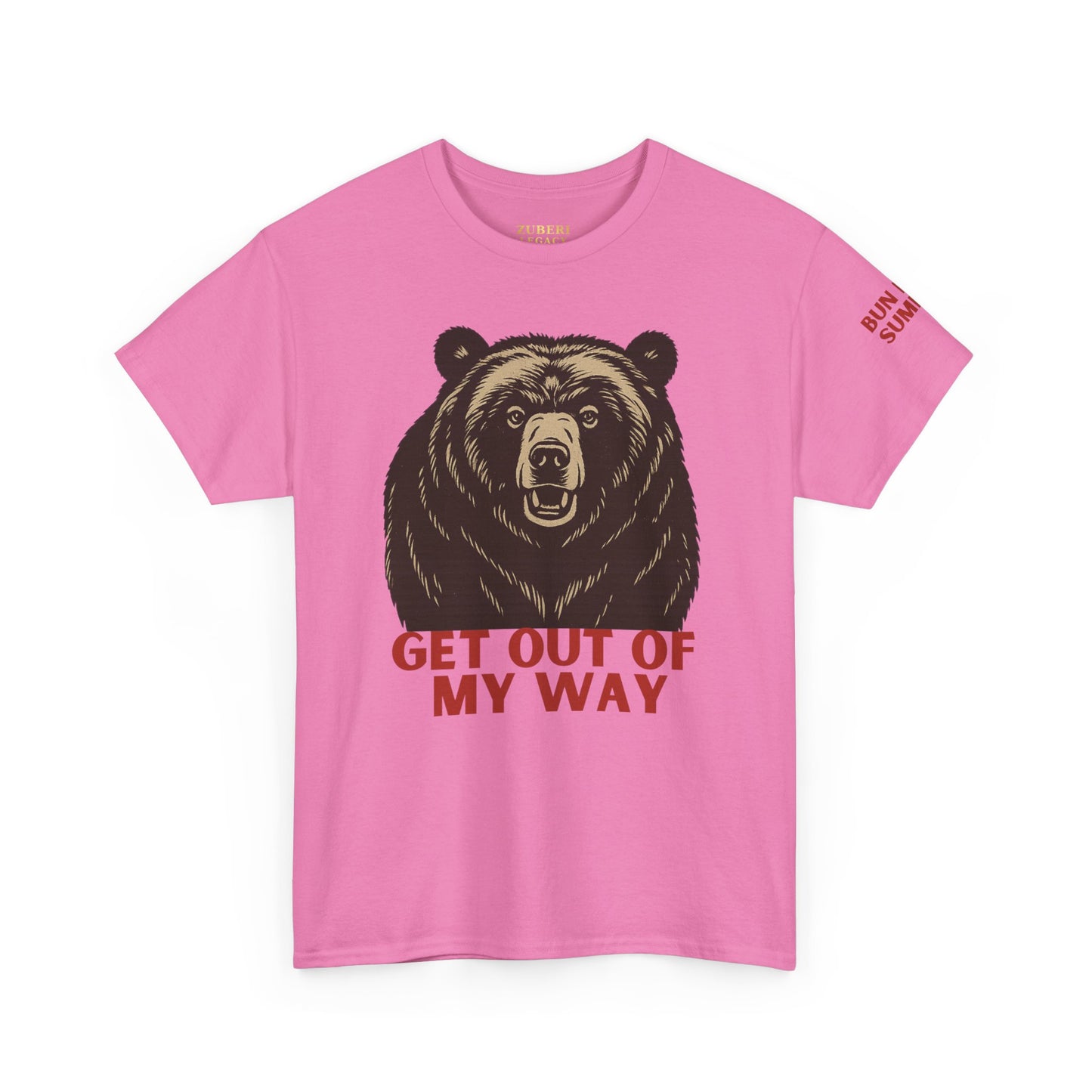 Bun Dem Summer Wild Spirit Graphic Tee, Get Out of My Way Shirt Empire Edition, Unisex Cotton Top, Bear Print T-shirt, Summer Vibes Fashion