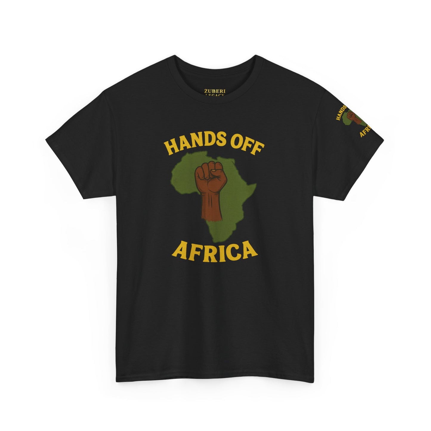 Bun Dem Summer Empowering Unisex Cotton Tee Empire Edition - Hands Off Africa, Activist Apparel, Social Justice Shirt, Gift for Change-Makers, Conscious Fashion