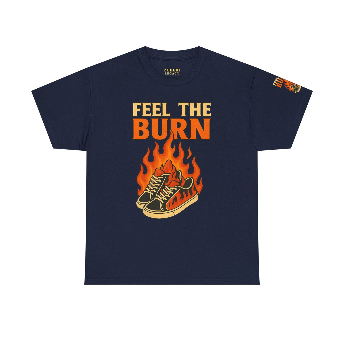 Bun Dem Summer "Feel the Burn" Unisex Heavy Cotton Tee Empire Edition - Trendy Workout Tee, Fitness Apparel, Motivational Shirt, Casual Wear, Gift for Athletes