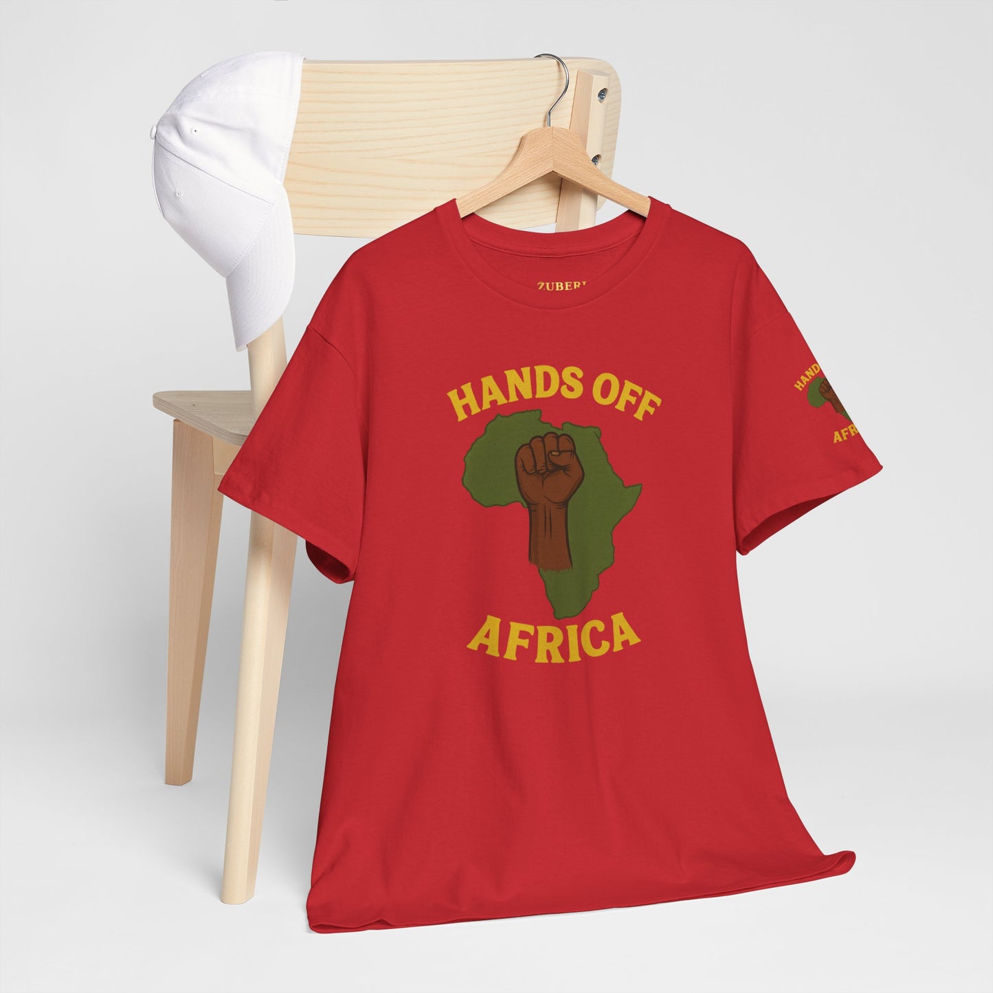 Bun Dem Summer Empowering Unisex Cotton Tee Empire Edition - Hands Off Africa, Activist Apparel, Social Justice Shirt, Gift for Change-Makers, Conscious Fashion