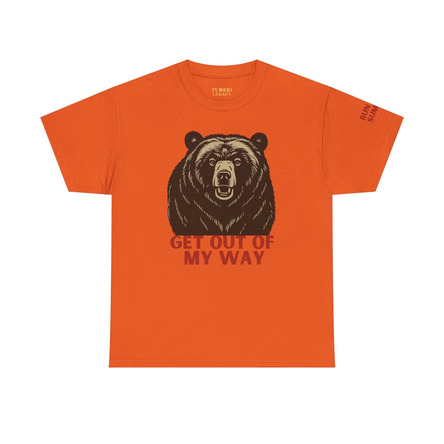Bun Dem Summer Wild Spirit Graphic Tee, Get Out of My Way Shirt Empire Edition, Unisex Cotton Top, Bear Print T-shirt, Summer Vibes Fashion