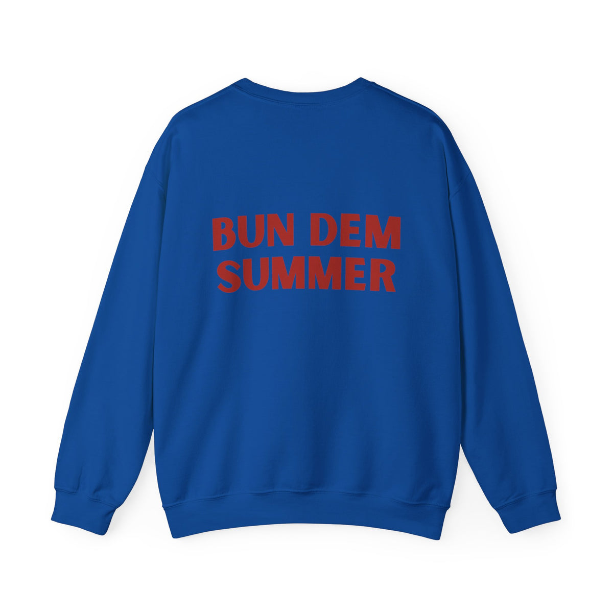 Bun Dem Summer Bear Themed Crewneck Sweatshirt - Get Out of My Way Empire Edition, Unique Gift for Outdoor Lovers, Cozy Casual Style, Perfect for Autumn