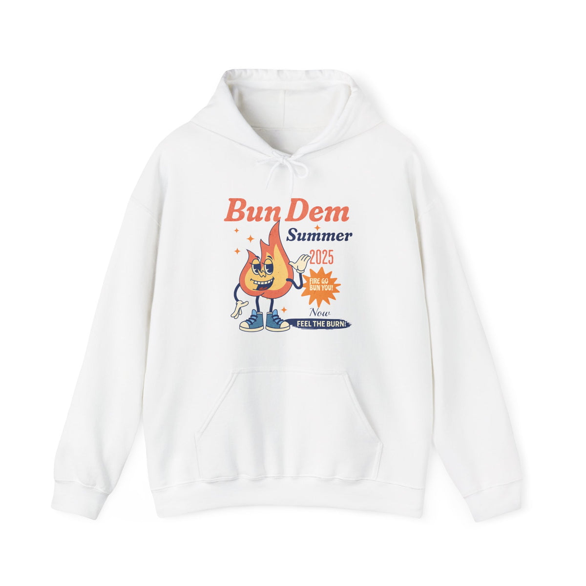 Bun Dem Summer 2026 Feel The Burn Graphic Hoodie,