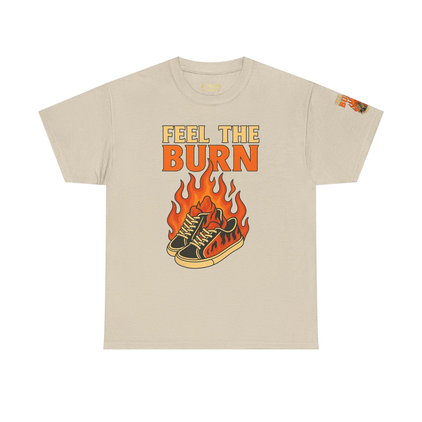 Bun Dem Summer "Feel the Burn" Unisex Heavy Cotton Tee Empire Edition - Trendy Workout Tee, Fitness Apparel, Motivational Shirt, Casual Wear, Gift for Athletes