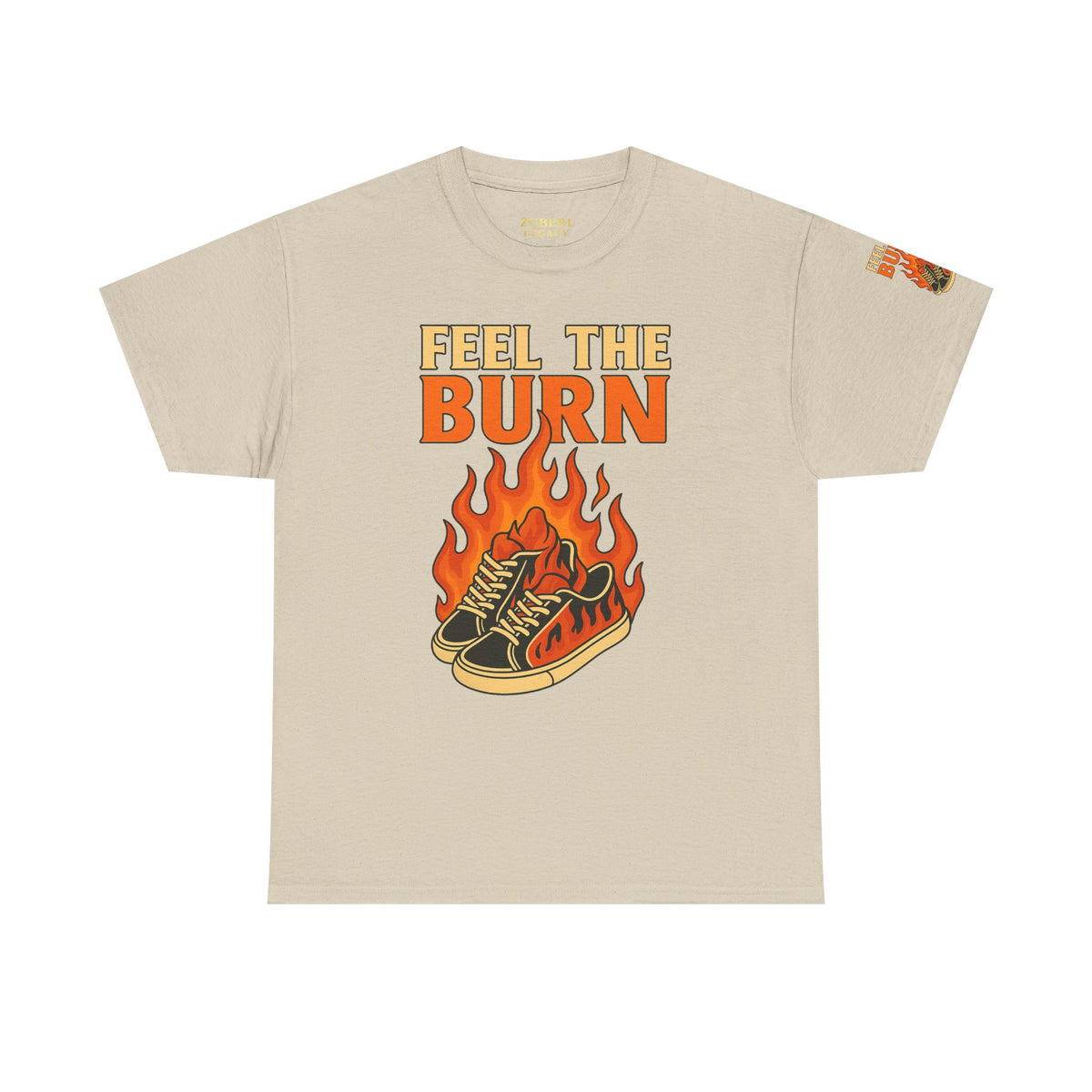 Bun Dem Summer "Feel the Burn" Unisex Heavy Cotton Tee Empire Edition - Trendy Workout Tee, Fitness Apparel, Motivational Shirt, Casual Wear, Gift for Athletes