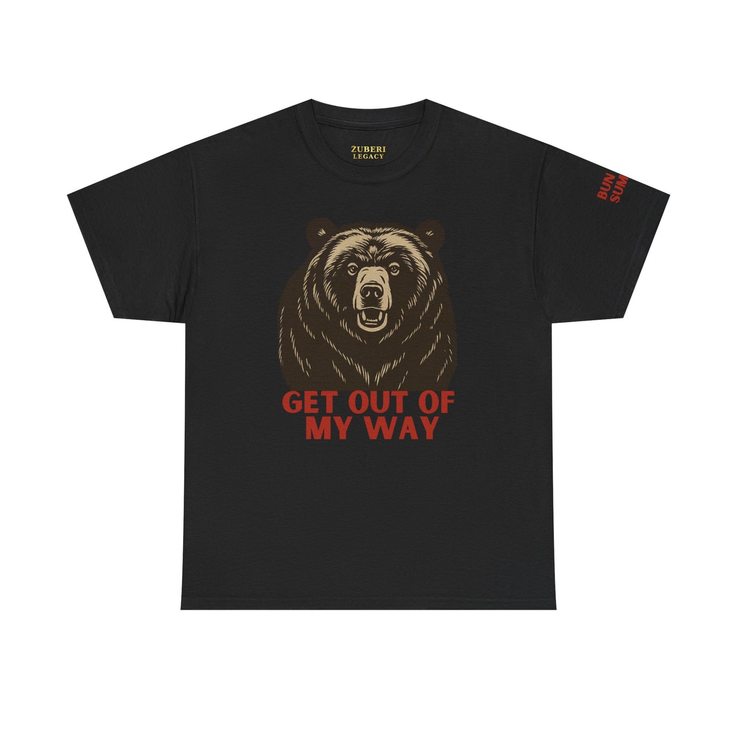 Bun Dem Summer Wild Spirit Graphic Tee, Get Out of My Way Shirt Empire Edition, Unisex Cotton Top, Bear Print T-shirt, Summer Vibes Fashion