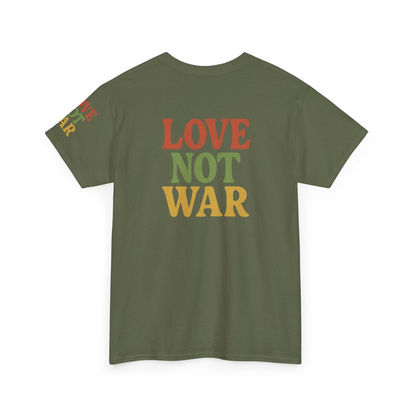 'Bun Dem Summer' Unisex Heavy Cotton Tee with and 'Love Not War' Design – Casual Summer Shirt, Gifts for Music Lovers, Festival Wear, [...]