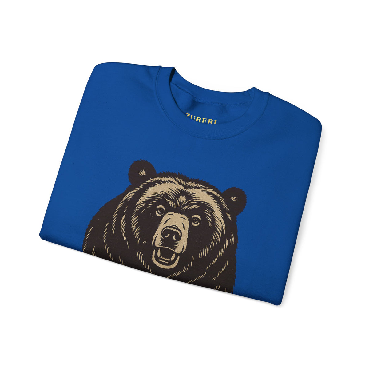 Bun Dem Summer Bear Themed Crewneck Sweatshirt - Get Out of My Way Empire Edition, Unique Gift for Outdoor Lovers, Cozy Casual Style, Perfect for Autumn