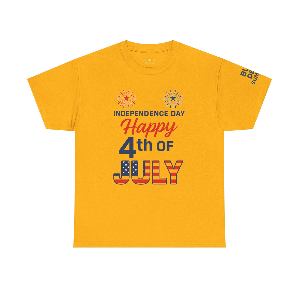 Bun Dem Summer Happy 4th July Unisex Heavy Cotton Tee Empire Edition Celebration Excitement