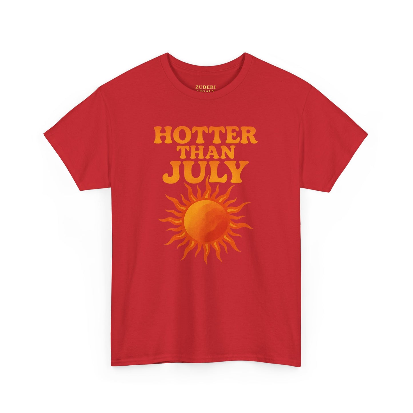 Bun Dem Summer Hotter Than July Unisex Cotton Tee | Summer Empire Edition, Sun Lovers, Casual Wear, Gift for Friends, Trendy Apparel