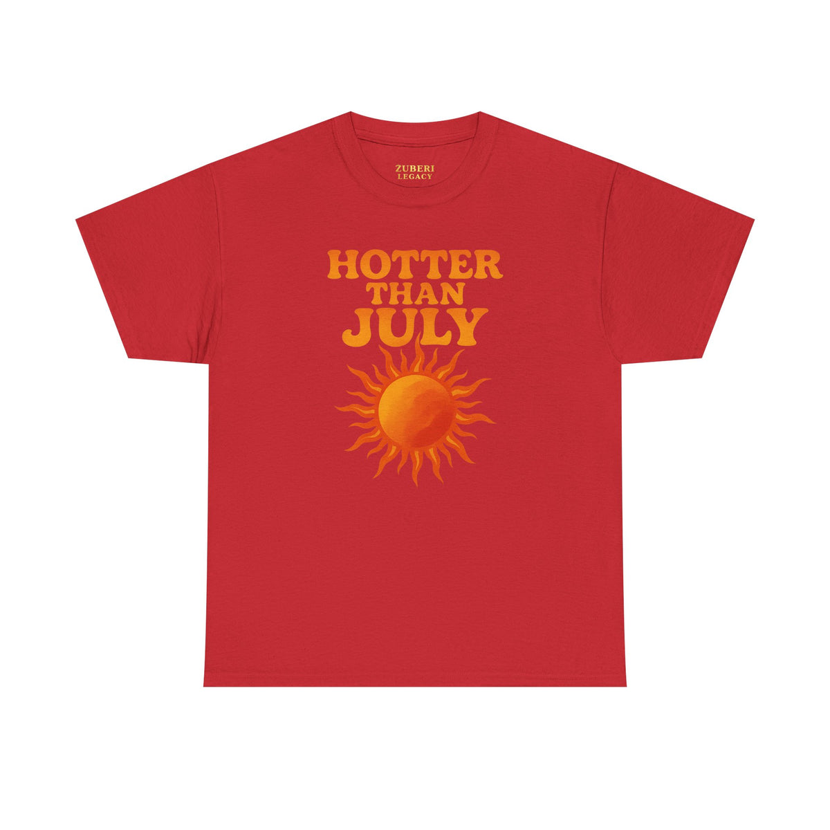 Bun Dem Summer Hotter Than July Unisex Cotton Tee | Summer Empire Edition, Sun Lovers, Casual Wear, Gift for Friends, Trendy Apparel