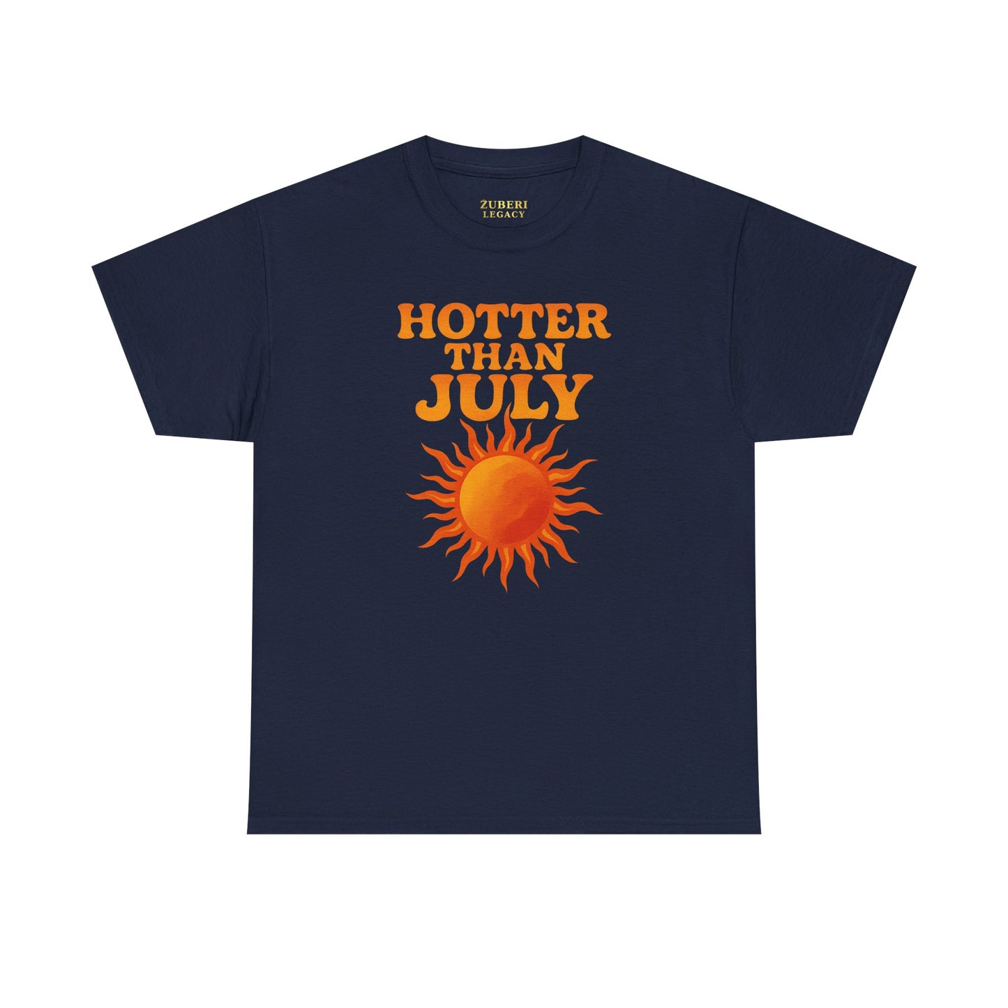 Bun Dem Summer Hotter Than July Unisex Cotton Tee | Summer Empire Edition, Sun Lovers, Casual Wear, Gift for Friends, Trendy Apparel