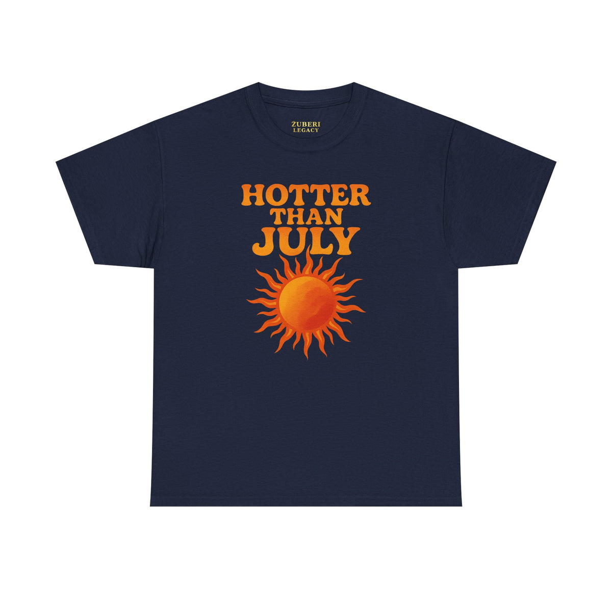 Bun Dem Summer Hotter Than July Unisex Cotton Tee | Summer Empire Edition, Sun Lovers, Casual Wear, Gift for Friends, Trendy Apparel