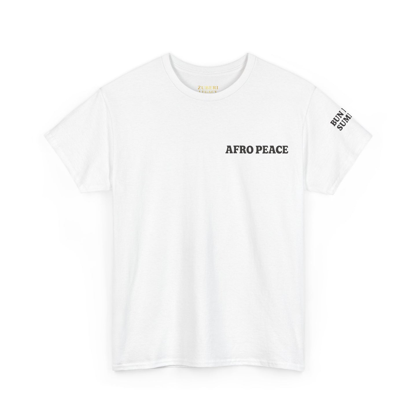 Bun Dem Summer Afro Peace Unisex Tee, Empire Edition Afrocentric Cotton T-Shirt, Peace Sign Shirt, Black History Month Apparel, Gift for Activists, Cultural Pride Wear