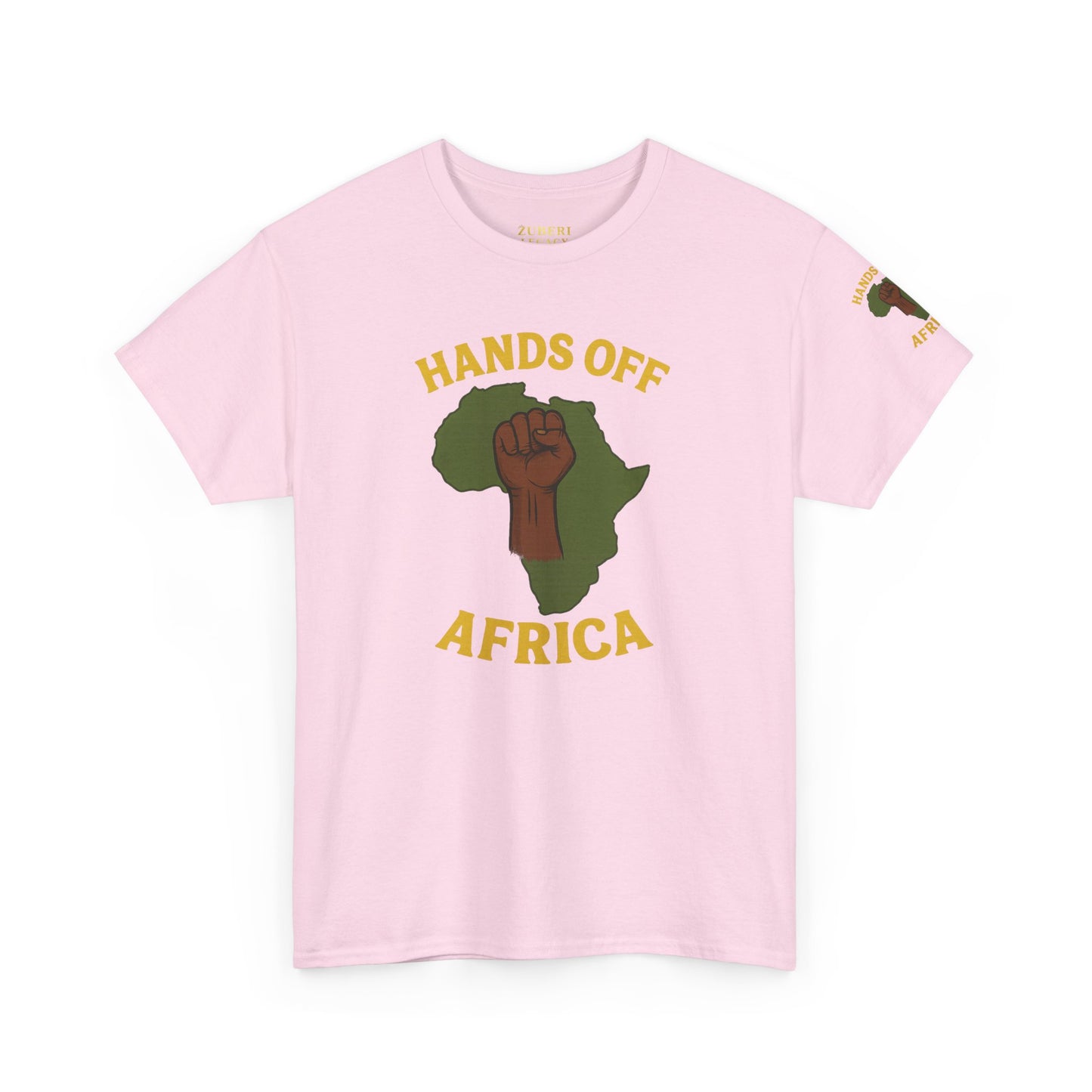 Bun Dem Summer Empowering Unisex Cotton Tee Empire Edition - Hands Off Africa, Activist Apparel, Social Justice Shirt, Gift for Change-Makers, Conscious Fashion