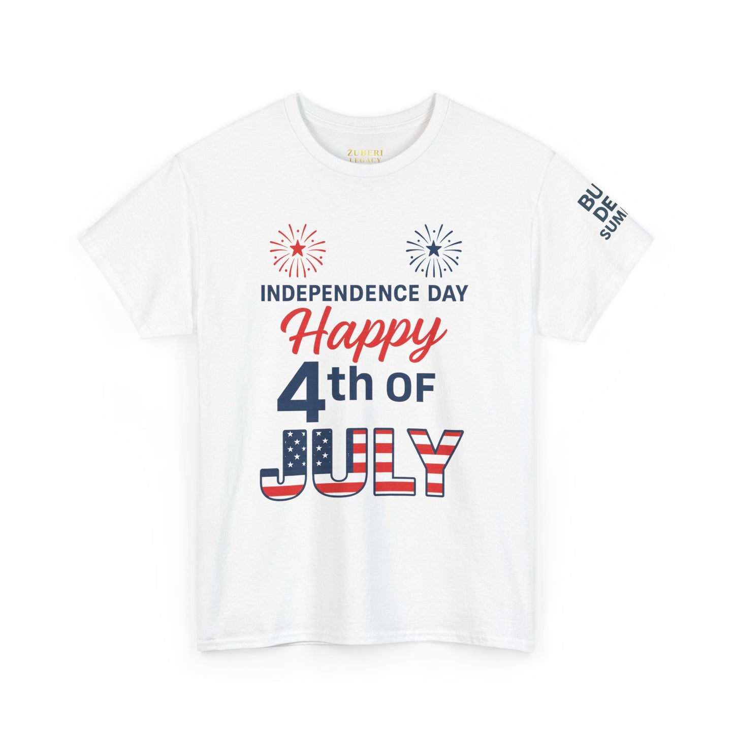 Bun Dem Summer Happy 4th July Unisex Heavy Cotton Tee Empire Edition Celebration Excitement