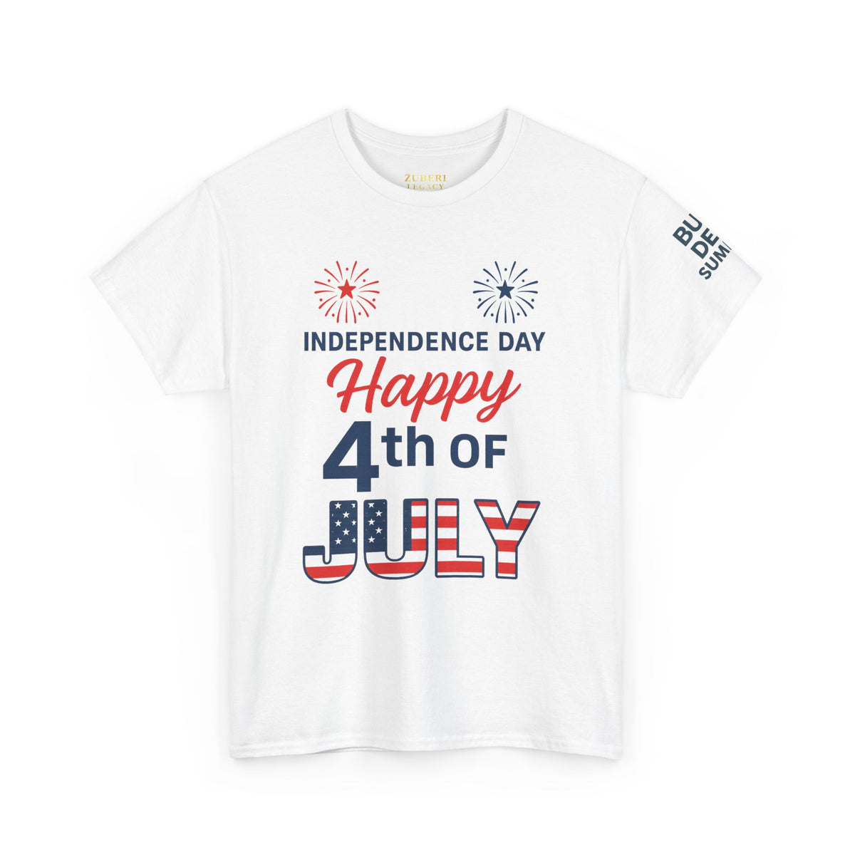 Bun Dem Summer Happy 4th July Unisex Heavy Cotton Tee Empire Edition Celebration Excitement