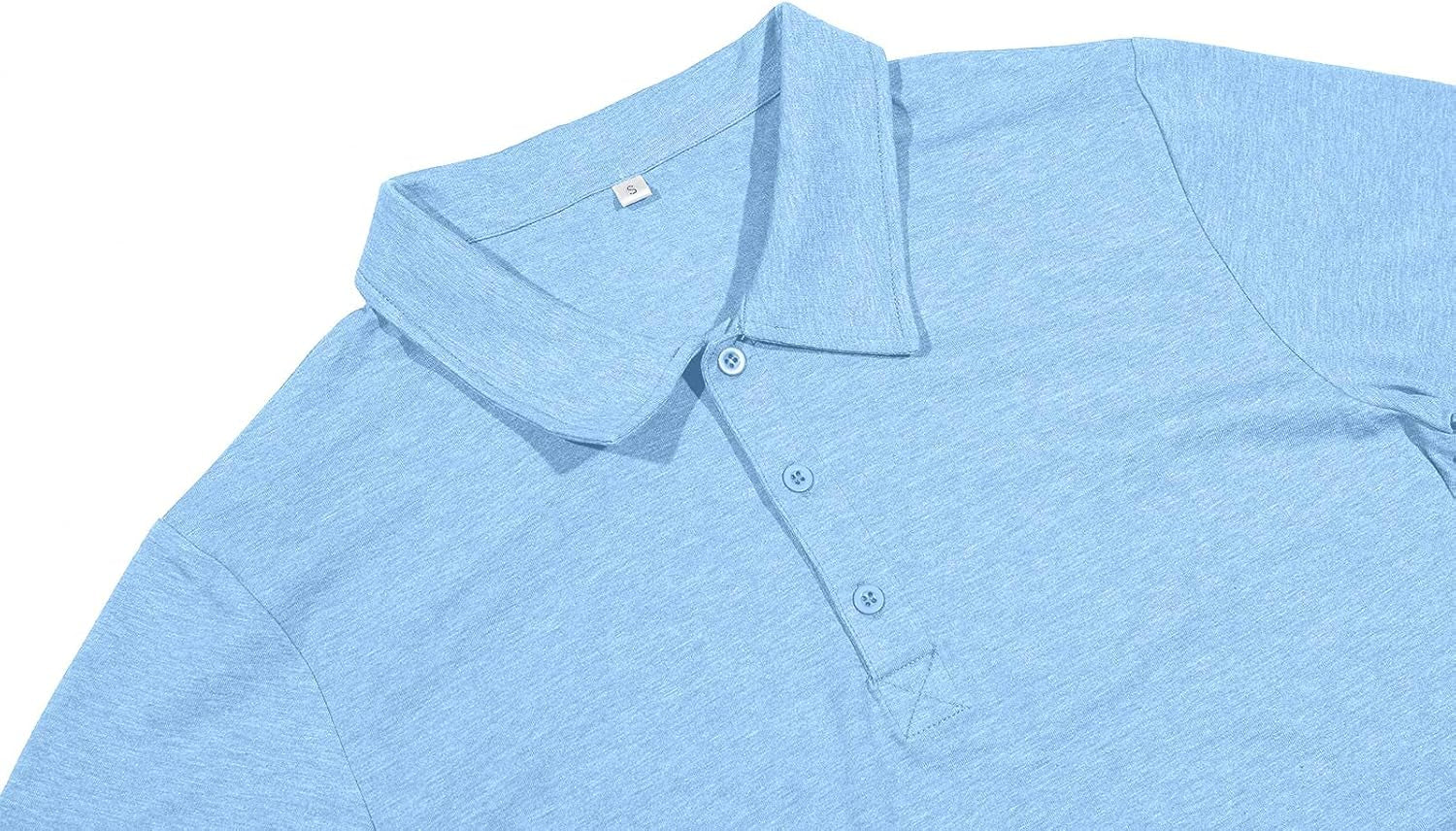 Polo Shirts for Men Short/Long Sleeve Soft Cotton Collared Shirt