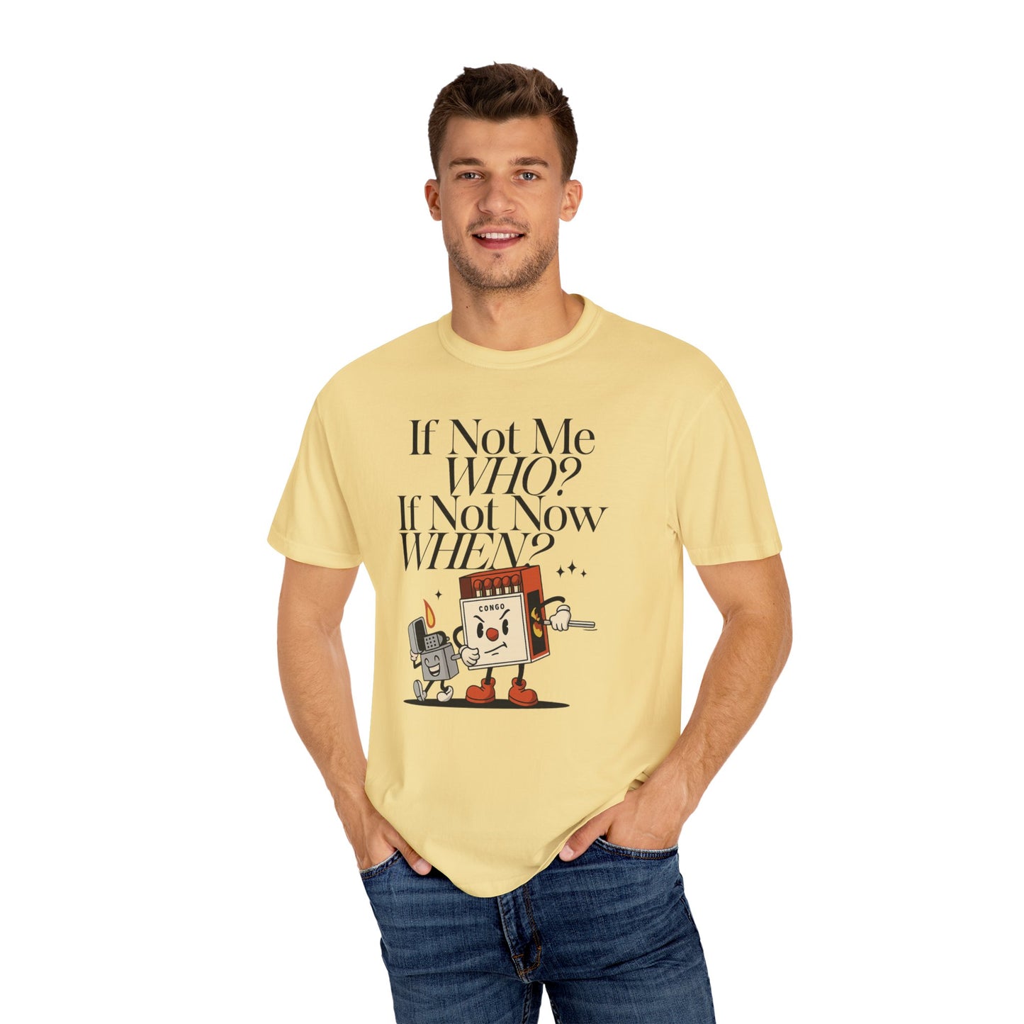 Bun Dem Summer 2025 If Not Me Who? Empie Edition Unisex T-shirt with Graphic Design - Perfect for Everyday Wear, Gifts, Motivation, Inspirational Apparel, Casual Style
