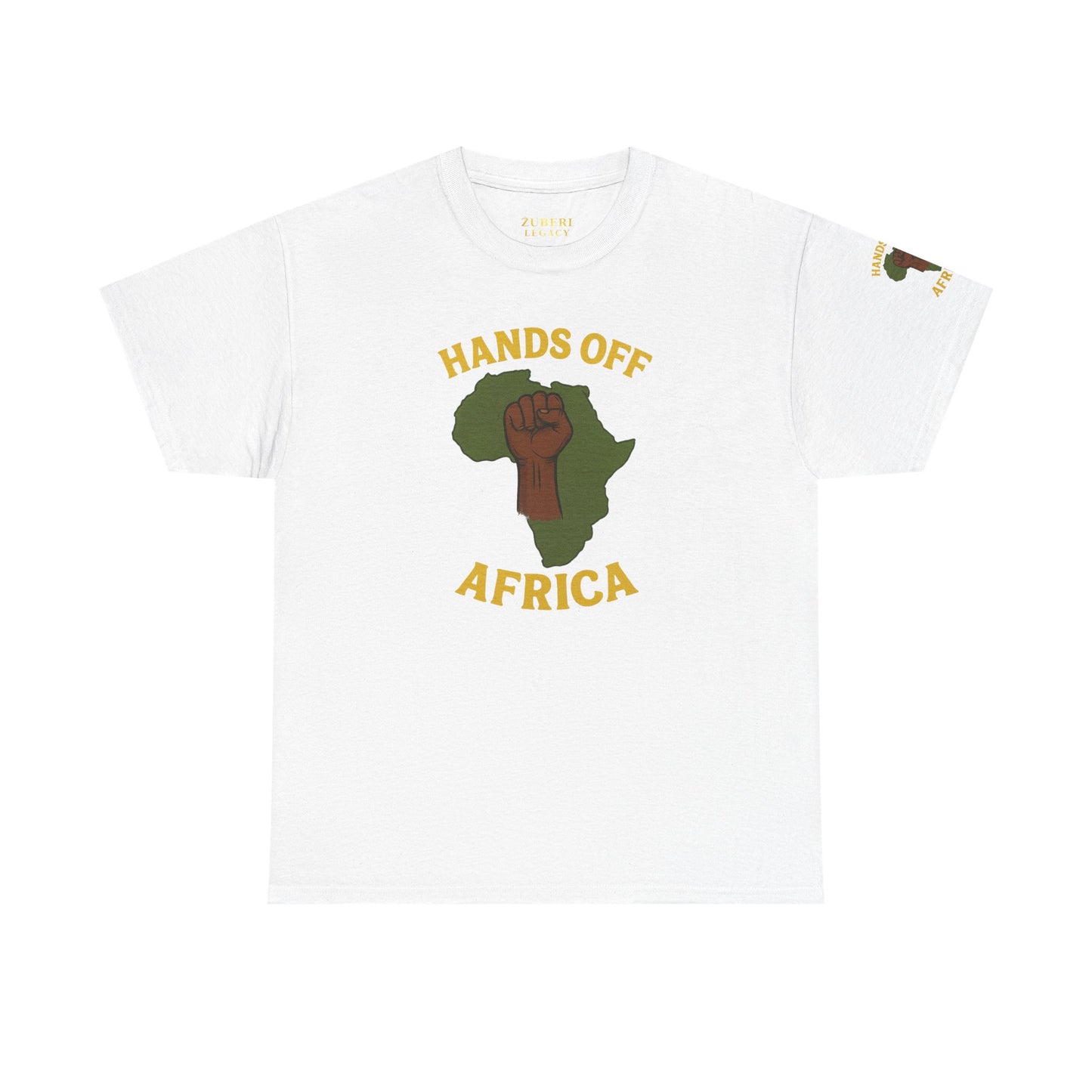 Bun Dem Summer Empowering Unisex Cotton Tee Empire Edition - Hands Off Africa, Activist Apparel, Social Justice Shirt, Gift for Change-Makers, Conscious Fashion