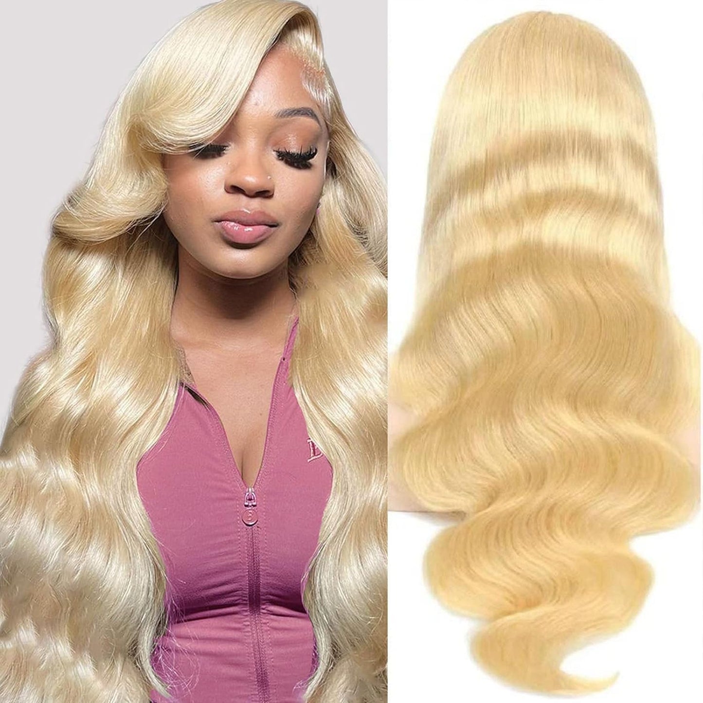 250 Density Human Hair Wig 13X4 HD Lace Front Wigs Pre Plucked Glueless Wig Human Hair Body Wave Wigs Human Hair for Black Women Frontal Wigs Human Hair Wigs Bleached Knots 18 Inch