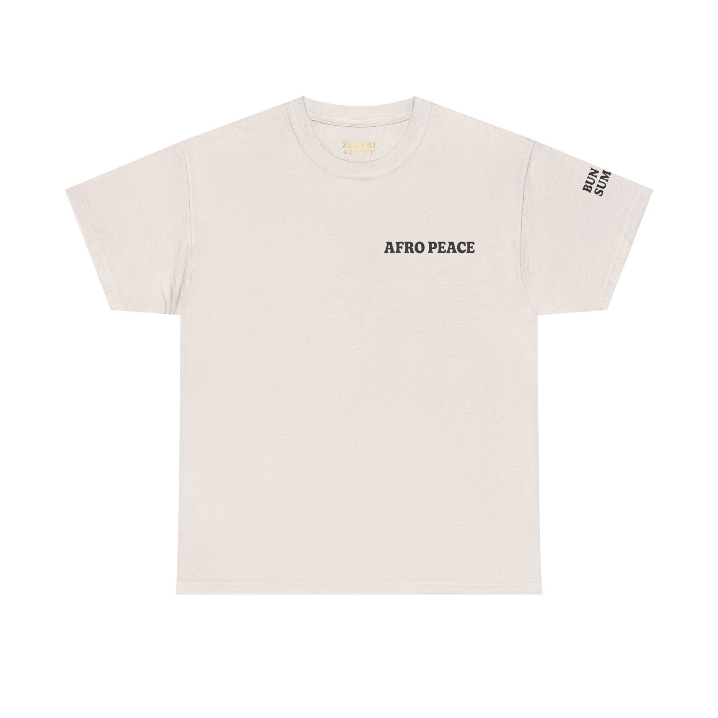 Bun Dem Summer Afro Peace Unisex Tee, Empire Edition Afrocentric Cotton T-Shirt, Peace Sign Shirt, Black History Month Apparel, Gift for Activists, Cultural Pride Wear