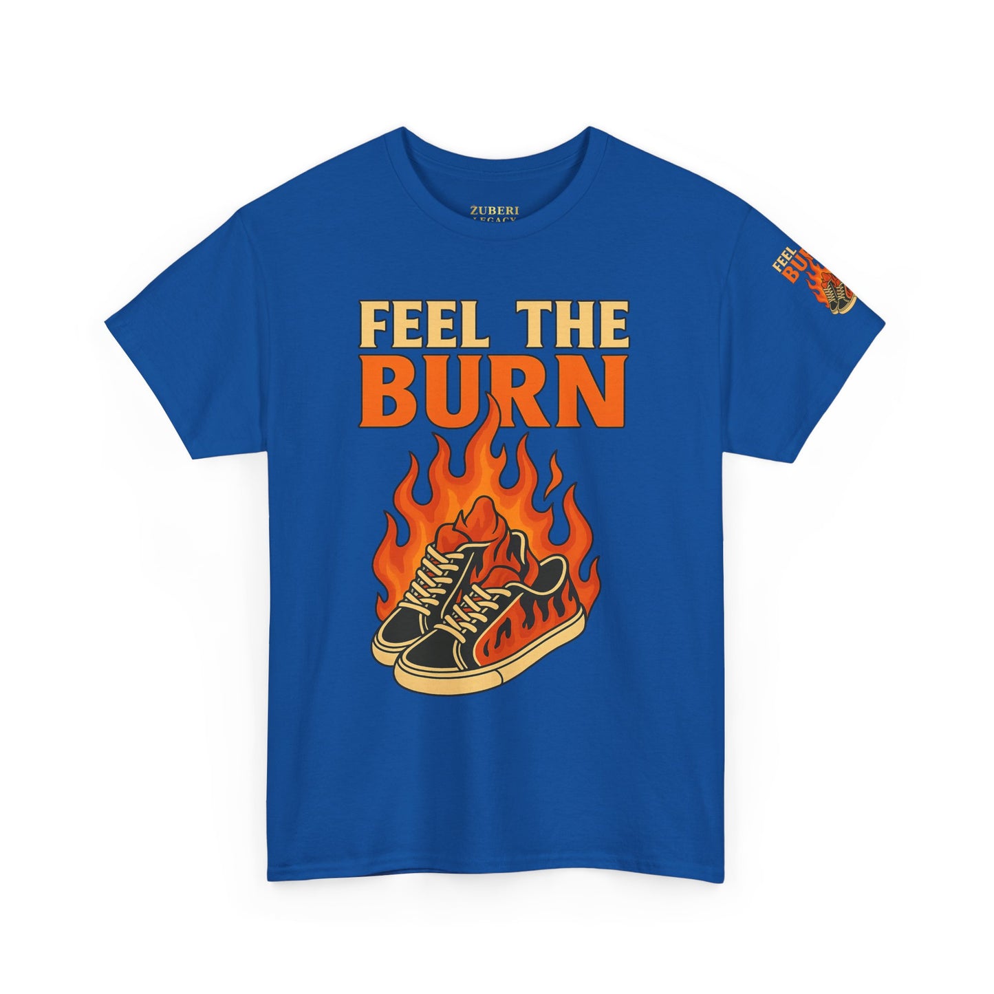 Bun Dem Summer "Feel the Burn" Unisex Heavy Cotton Tee Empire Edition - Trendy Workout Tee, Fitness Apparel, Motivational Shirt, Casual Wear, Gift for Athletes