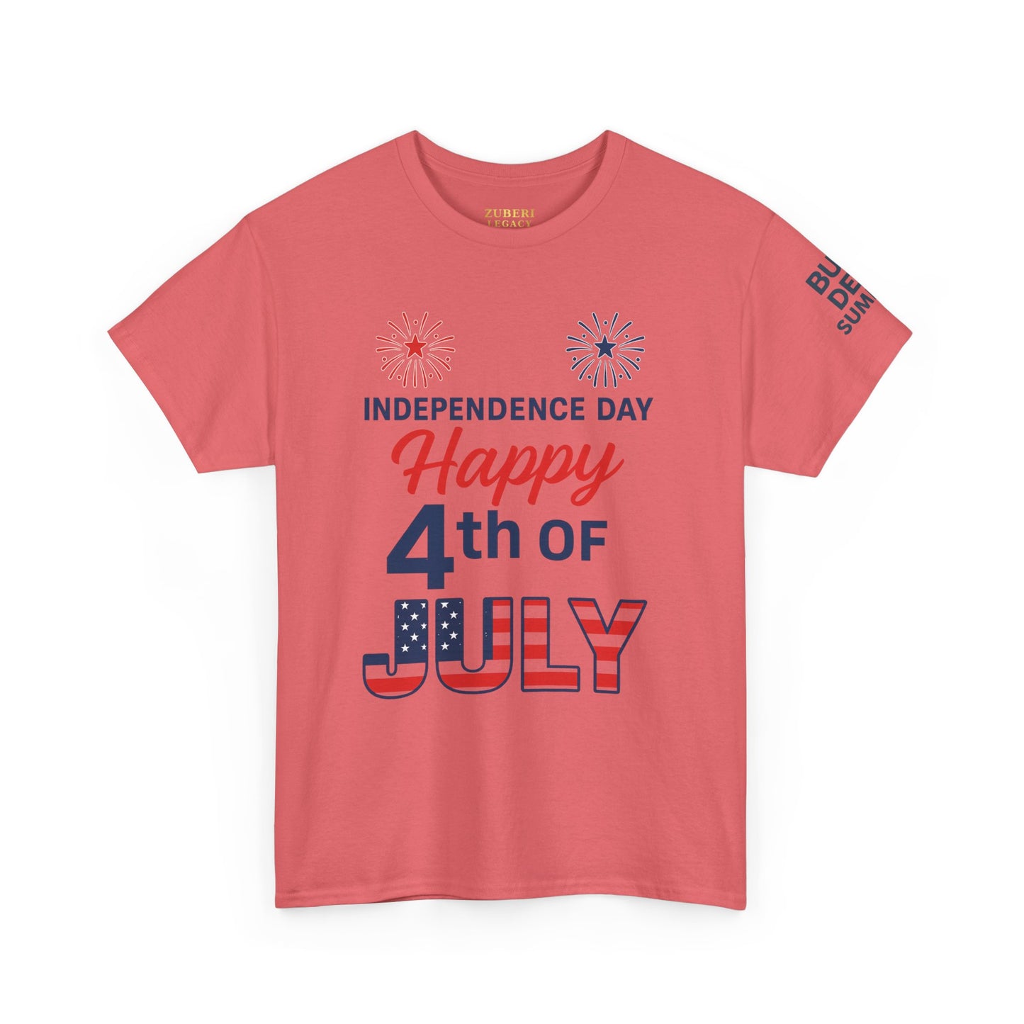 Bun Dem Summer Happy 4th July Unisex Heavy Cotton Tee Empire Edition Celebration Excitement