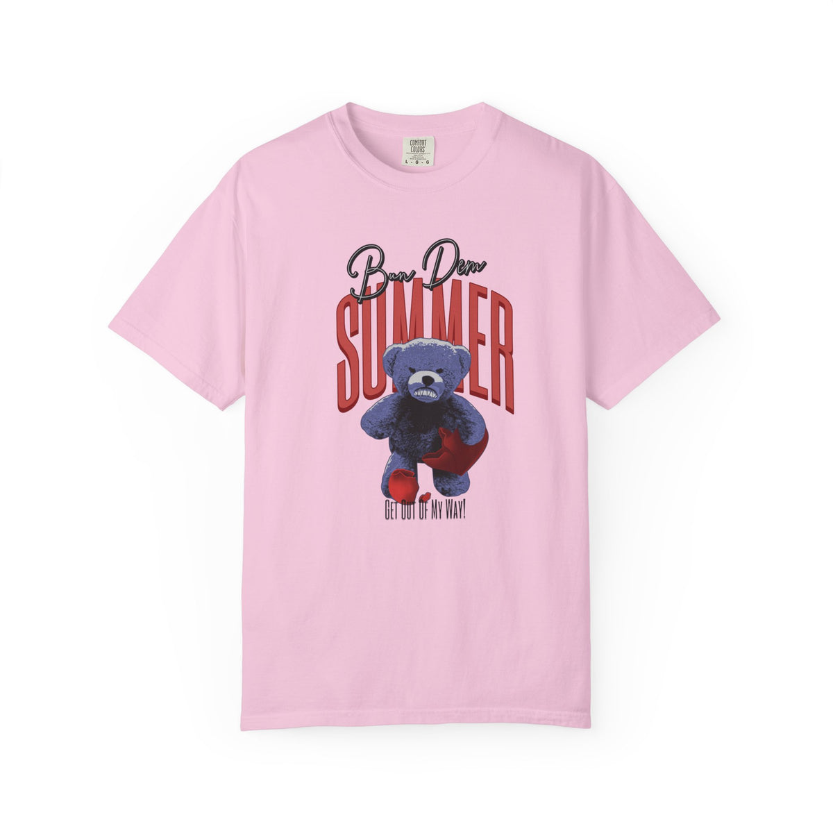 Bun Dem Summer Bear Graphic T-Shirt, Unisex Summer Tee Empire Edition, Get Out Of My Way T-Shirt, Gift for Summer Lovers, Casual Outfit Top