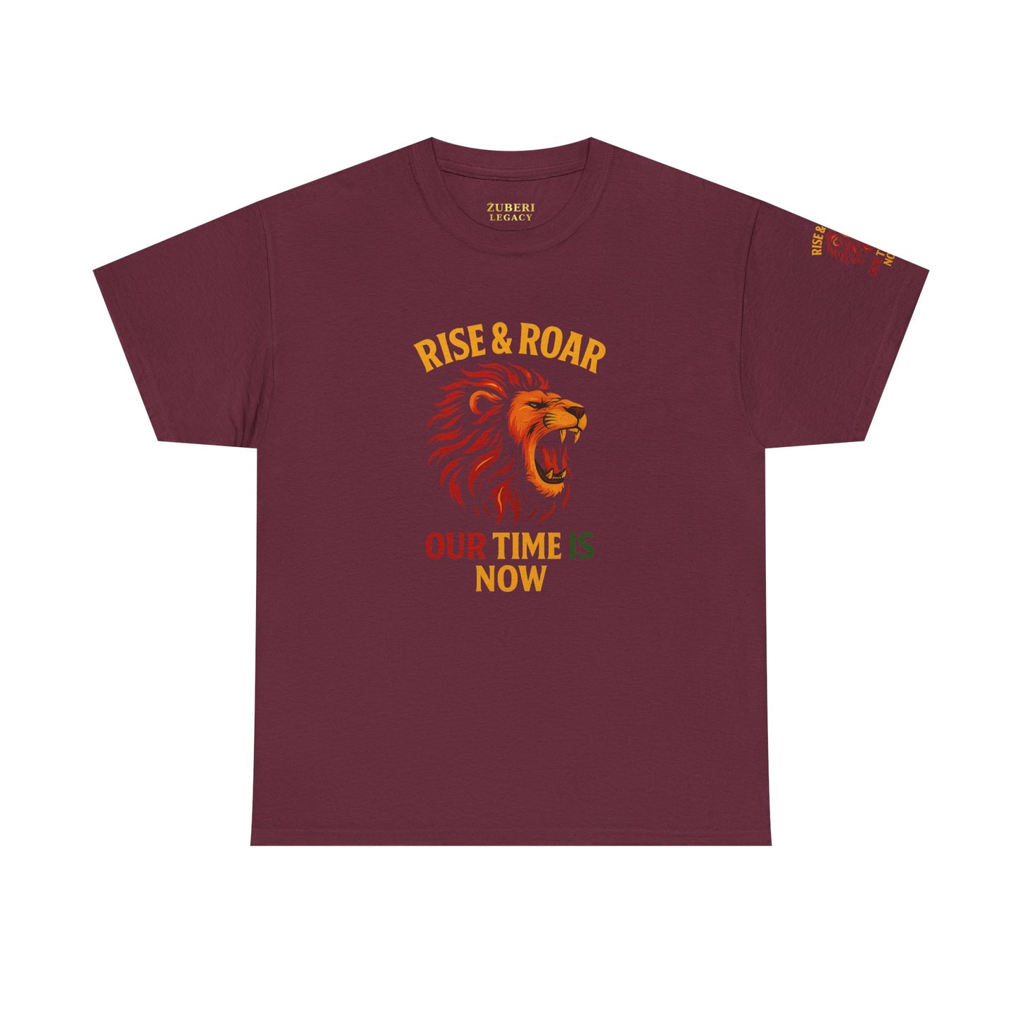 Bun Dem Summer Rise & Roar Unisex Heavy Cotton Tee - Inspirational T-Shirt for Motivational Wear, Casual Everyday, Gift for Friends, Uplifting