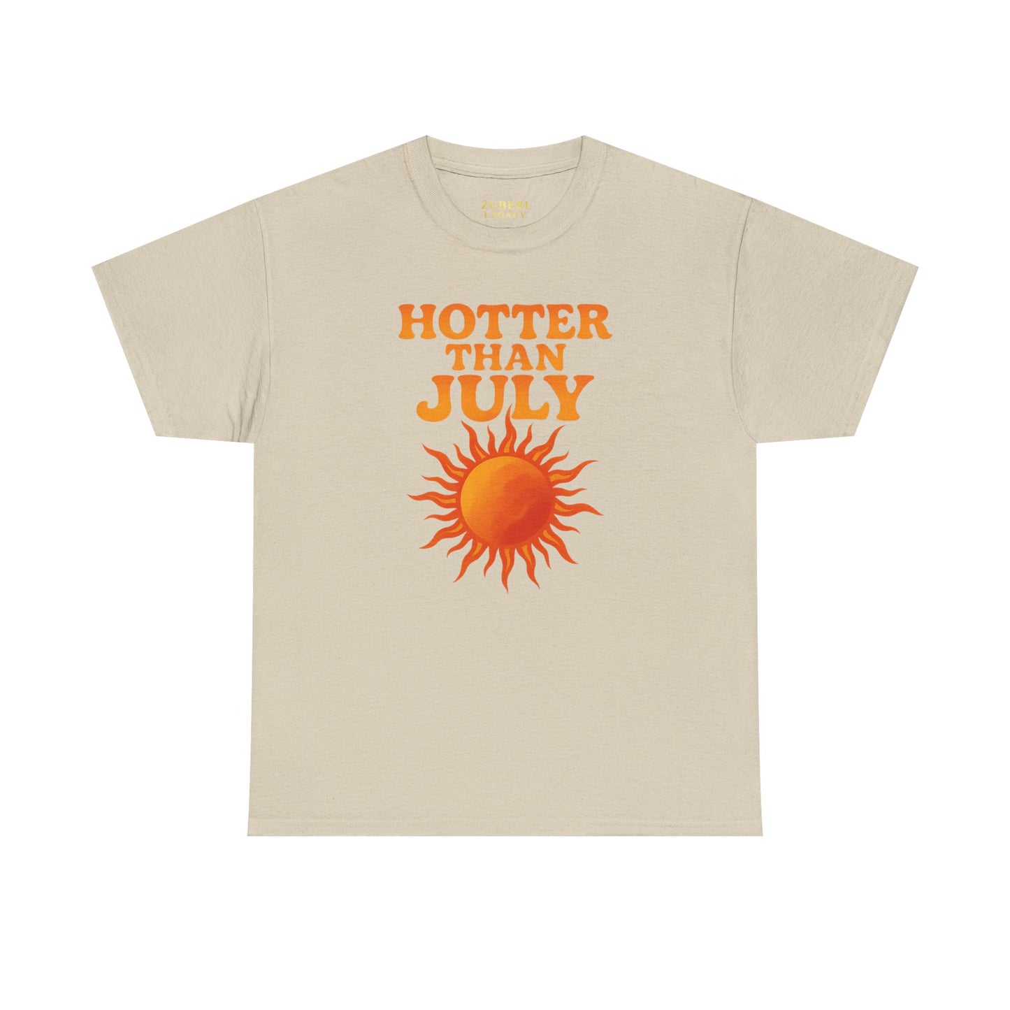 Bun Dem Summer Hotter Than July Unisex Cotton Tee | Summer Empire Edition, Sun Lovers, Casual Wear, Gift for Friends, Trendy Apparel