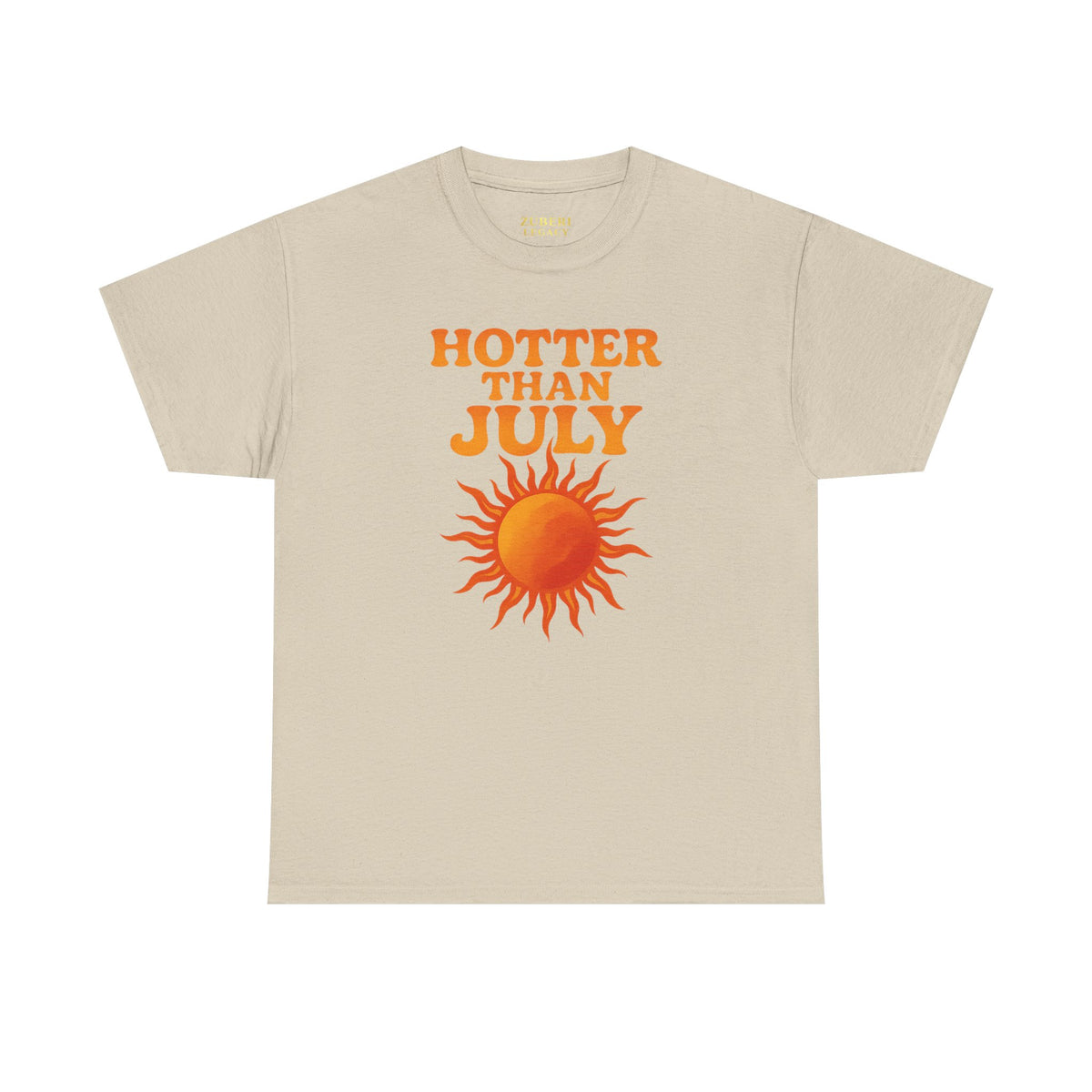 Bun Dem Summer Hotter Than July Unisex Cotton Tee | Summer Empire Edition, Sun Lovers, Casual Wear, Gift for Friends, Trendy Apparel