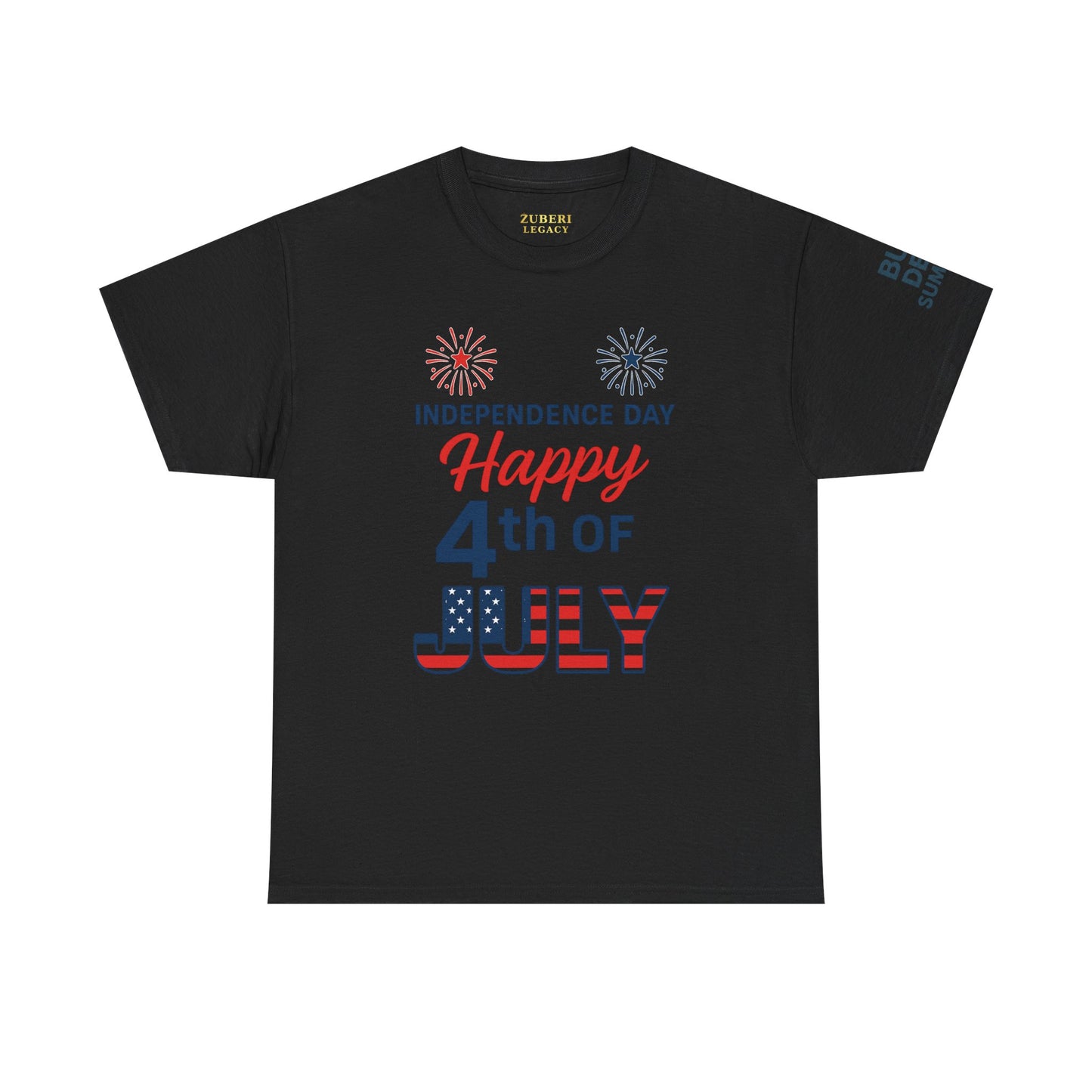Bun Dem Summer Happy 4th July Unisex Heavy Cotton Tee Empire Edition Celebration Excitement