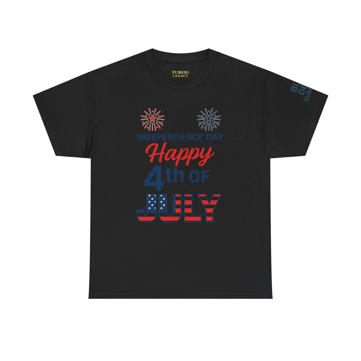 Bun Dem Summer Happy 4th July Unisex Heavy Cotton Tee Empire Edition Celebration Excitement