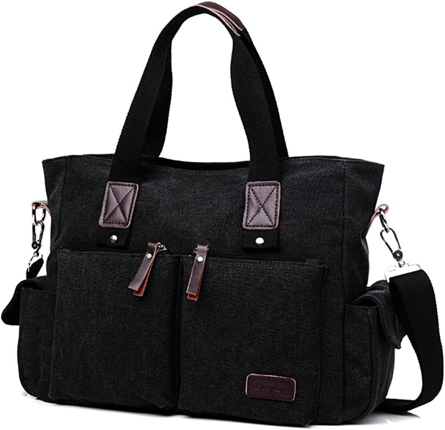 Tolfe Women Top Handle Satchel Handbags Shoulder Bag Messenger Tote Bag Purse Crossbody Bag Travel Work Tote Bag