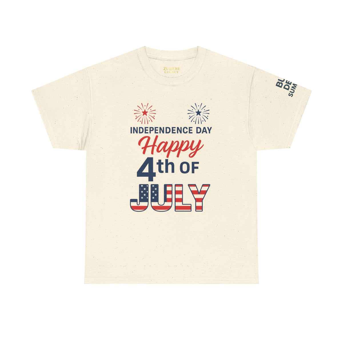 Bun Dem Summer Happy 4th July Unisex Heavy Cotton Tee Empire Edition Celebration Excitement