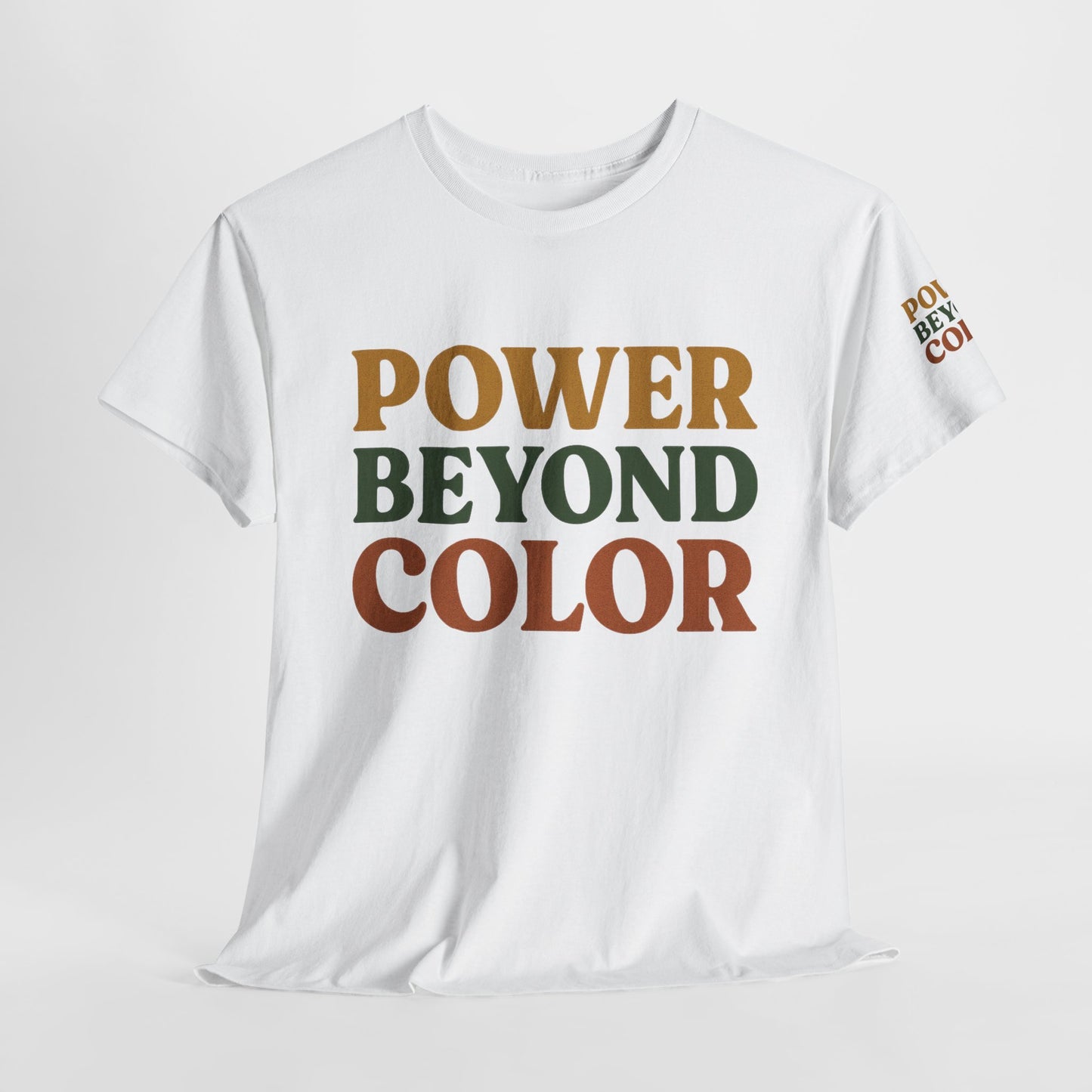 Bun Dem Summer - Power Beyond Colors Empowering Statement Tee Empire Edition, Unisex Heavy Cotton T-Shirt, Casual Wear, Gift for Activists, Inspirational Apparel